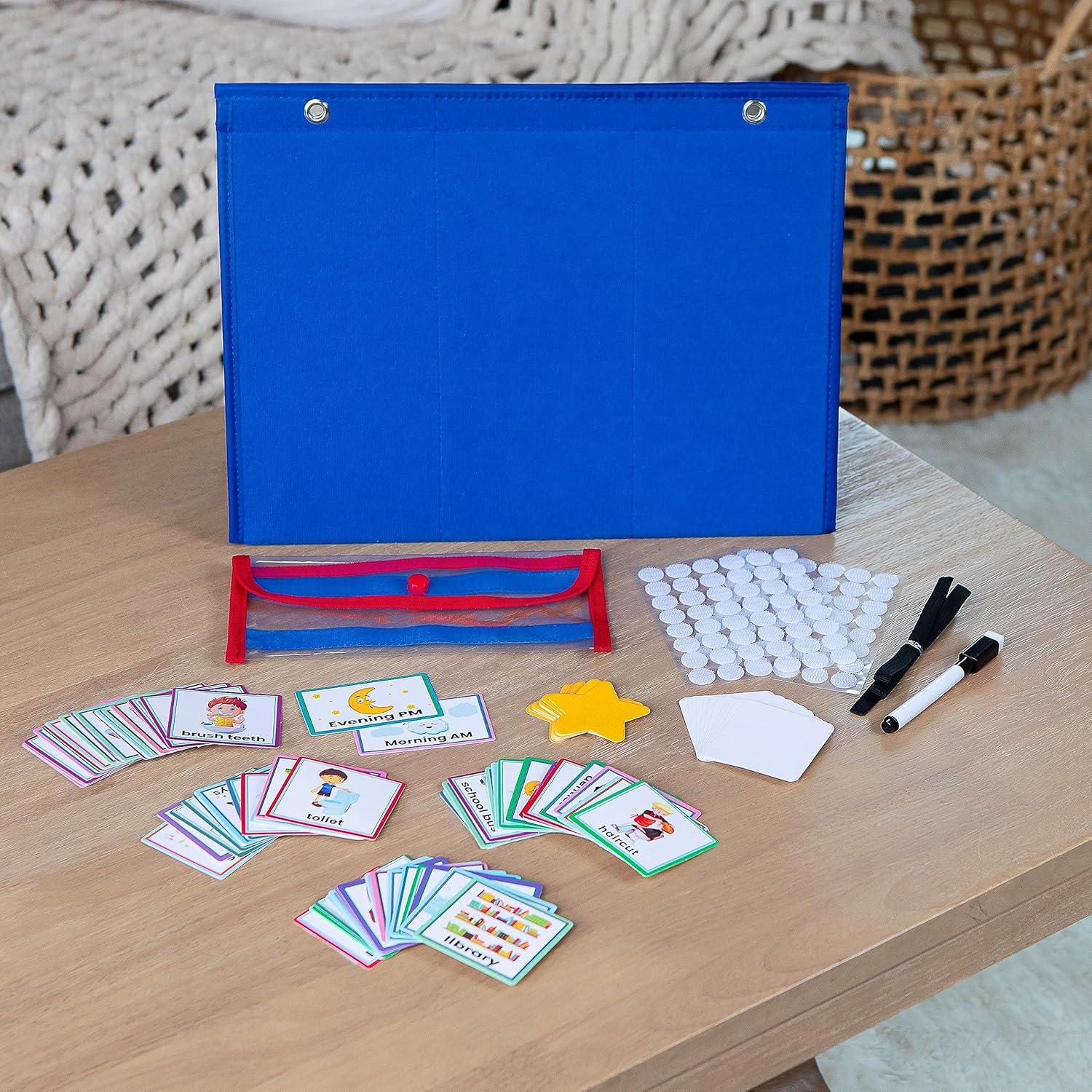 Calendario Visual Grande RAY & RENEE para Niños - 72 Actividades