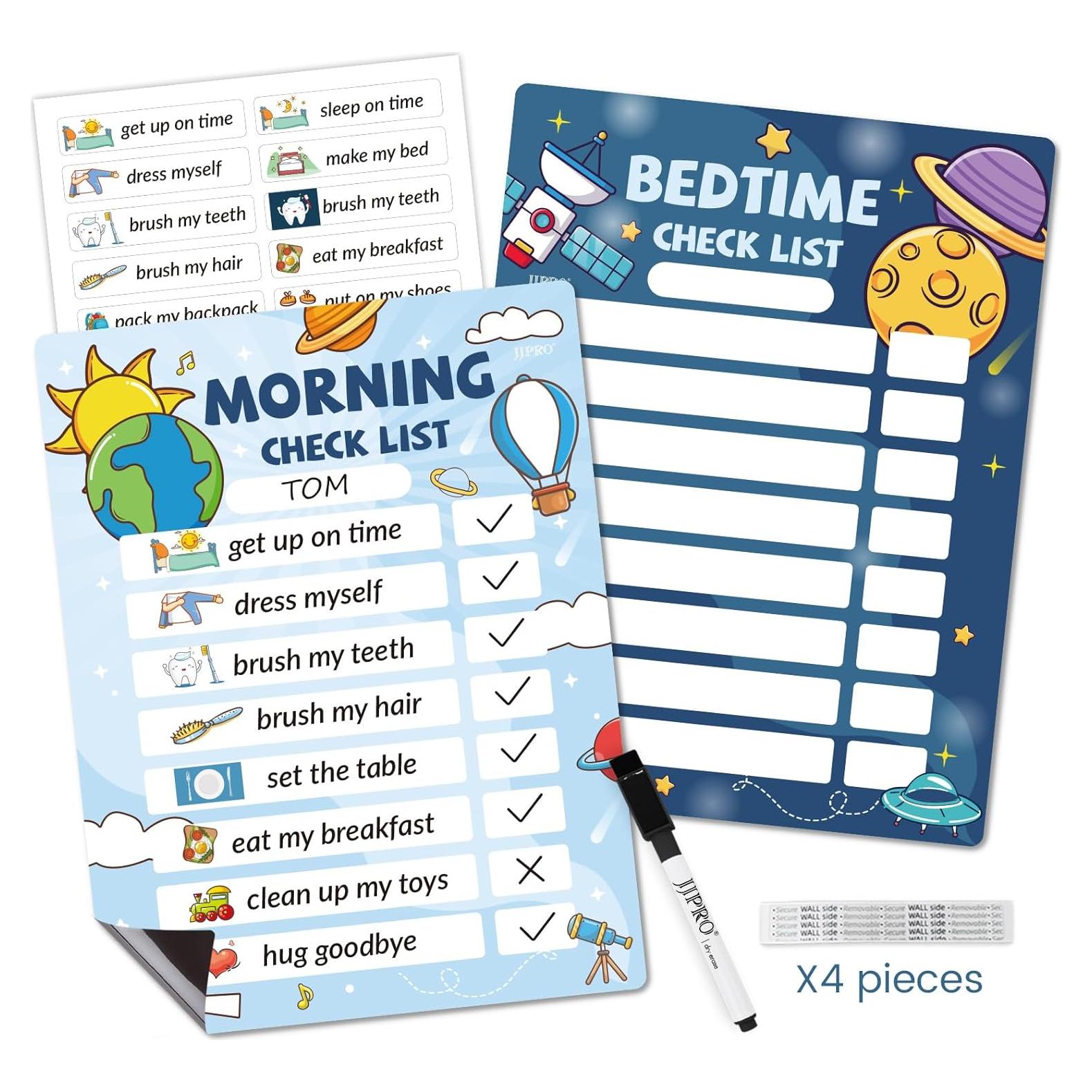 Tablero Magnético de Rutina Diaria JJPRO - 20x26.7 cm