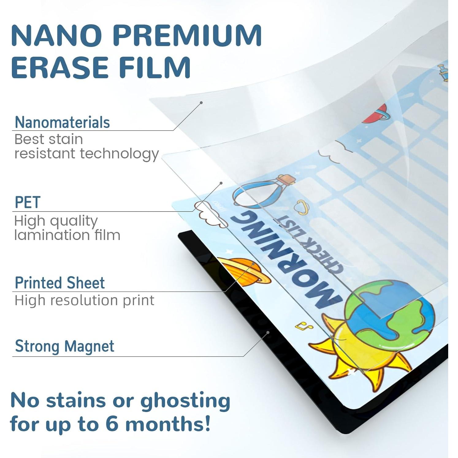 Tablero Magnético de Rutina Diaria JJPRO - 20x26.7 cm