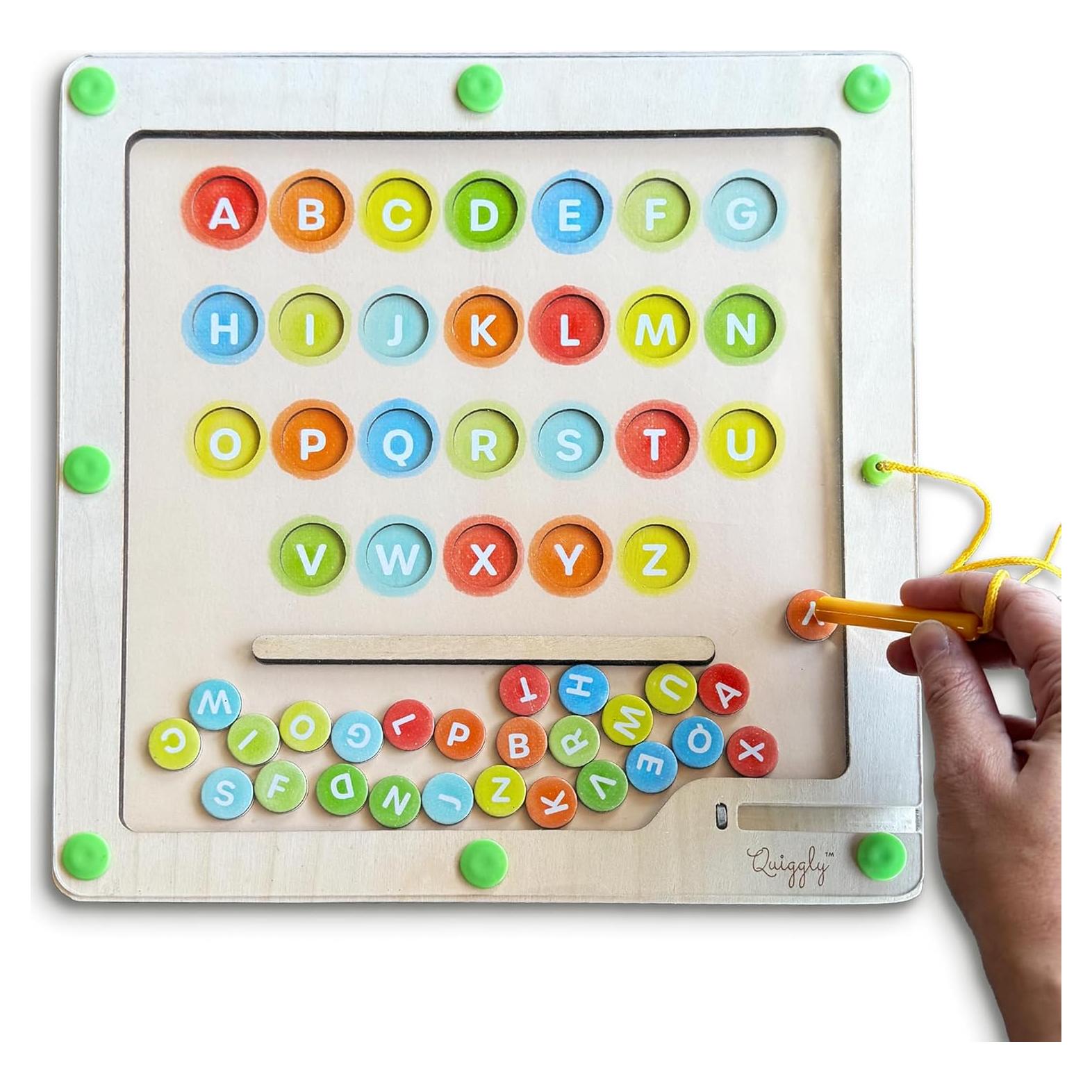 Rompecabezas Magnético Montessori Quiggly Alfabeto 30x30cm