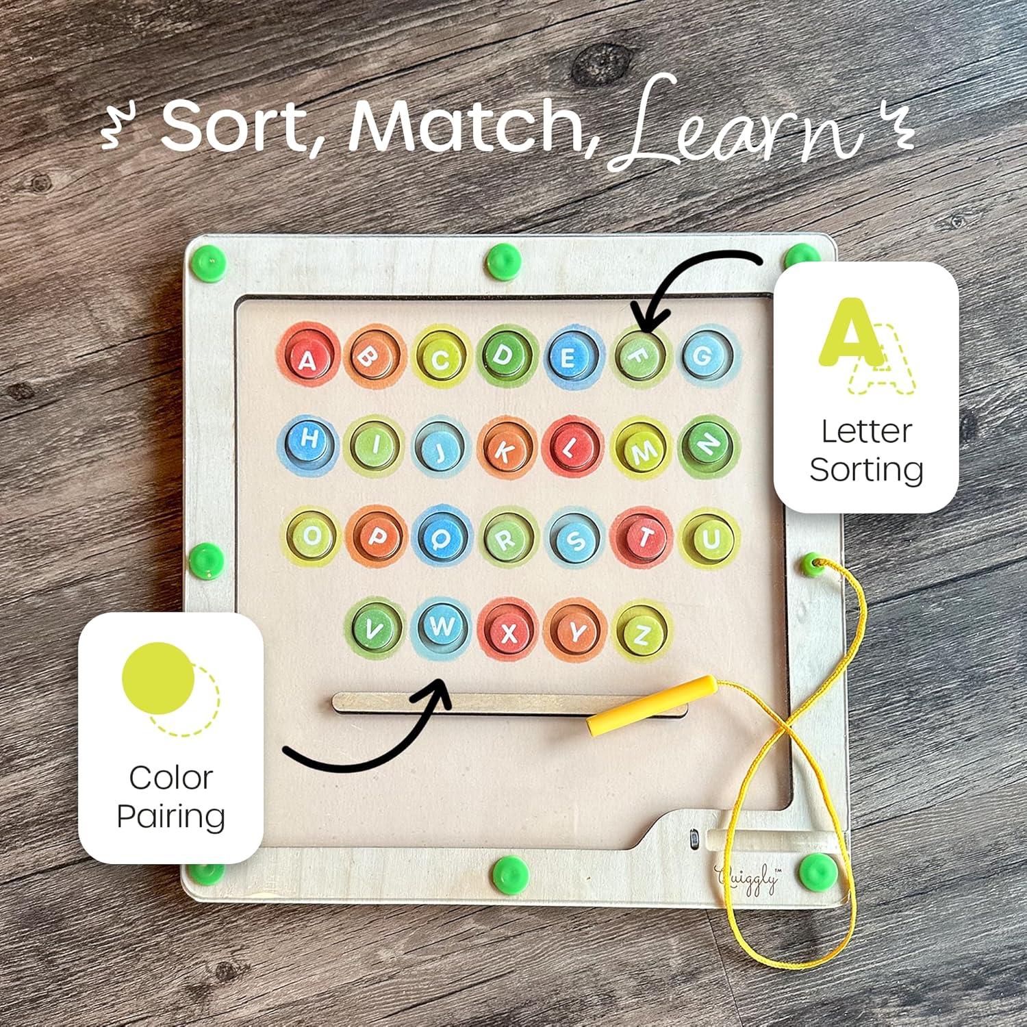 Rompecabezas Magnético Montessori Quiggly Alfabeto 30x30cm