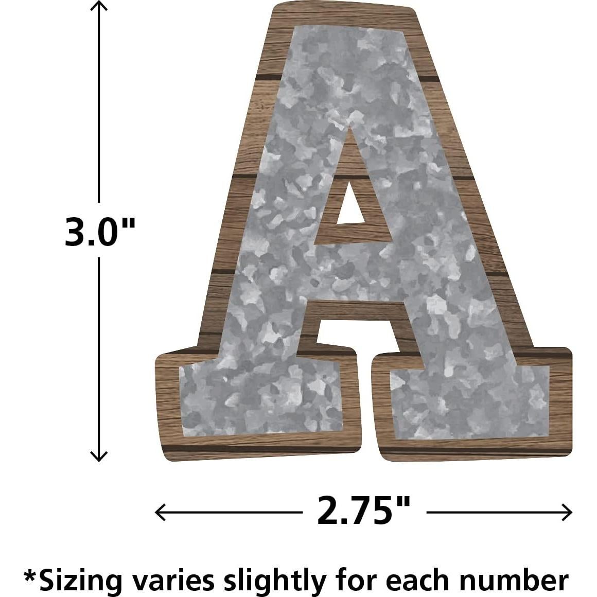 Letras Magnéticas Negras 3'' Recursos para Maestros - 55 Piezas