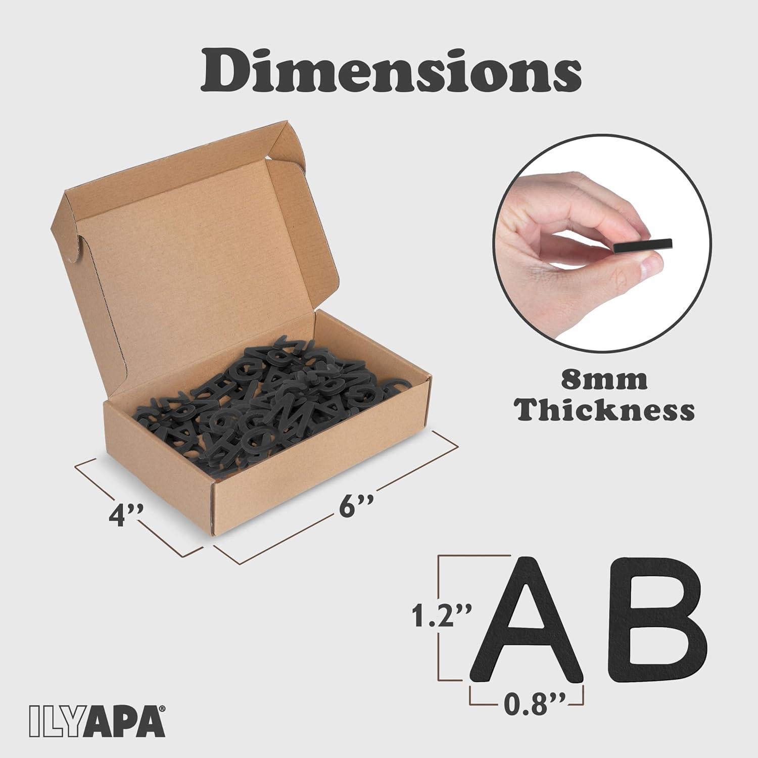 Imanes de Alfabeto y Números Ilyapa 167 Piezas EVA