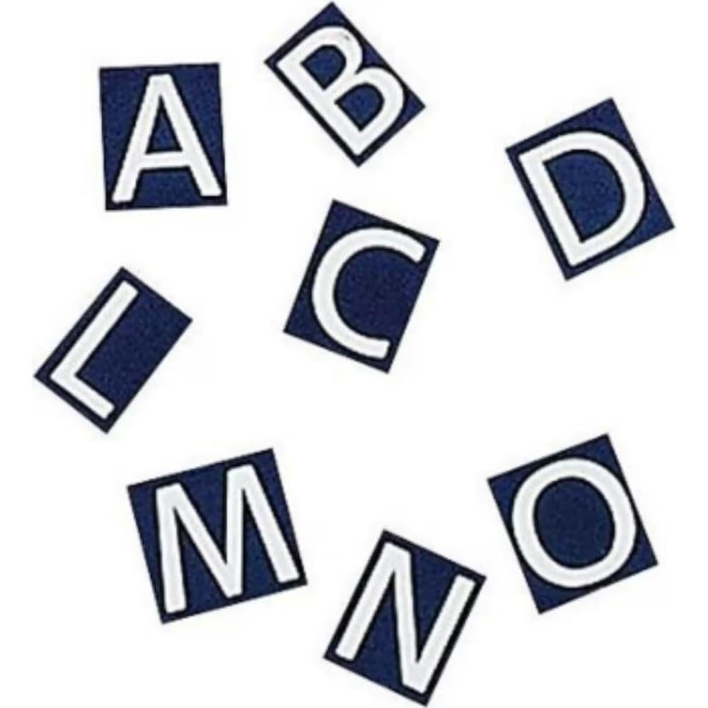 Personajes Magnéticos Quartet Helvetica 1" 128 Letras Blancas