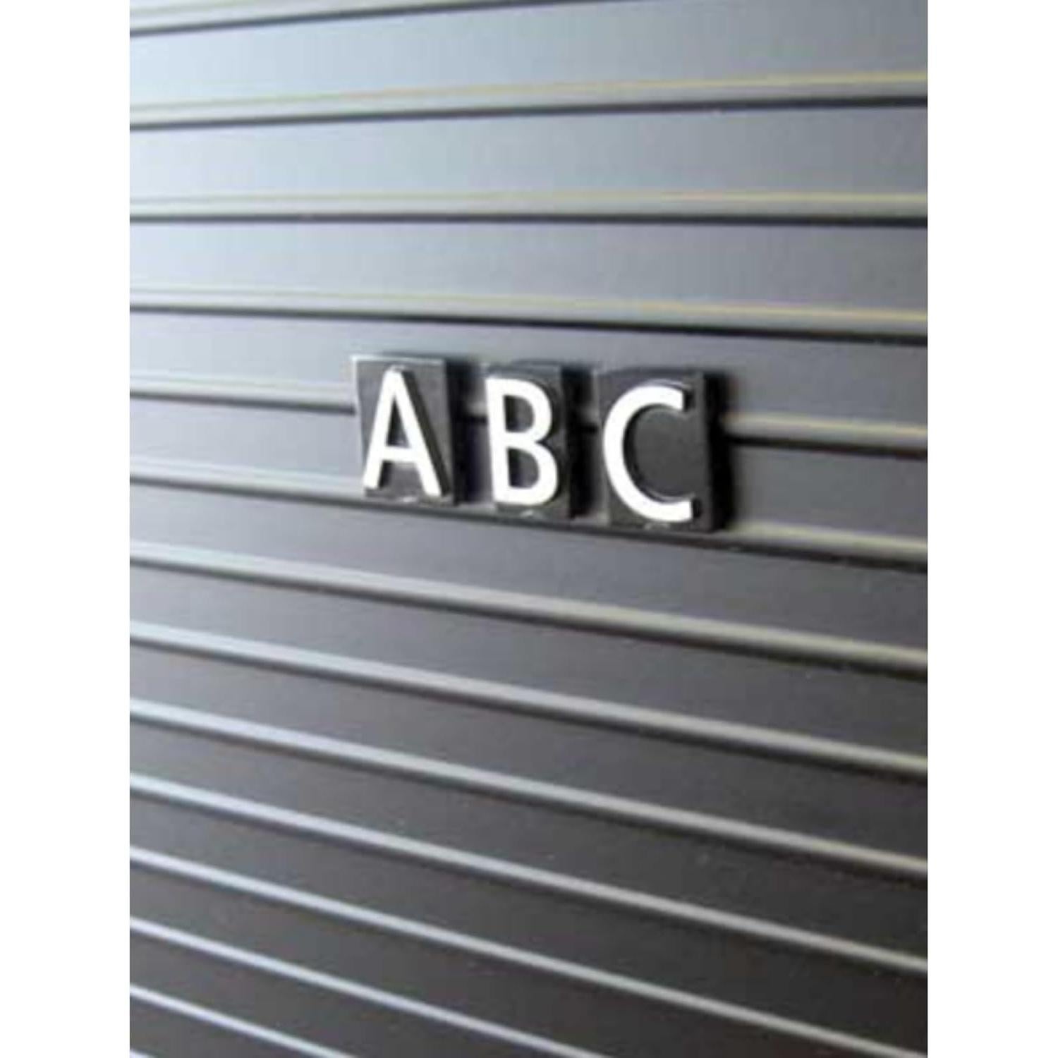 Personajes Magnéticos Quartet Helvetica 1" 128 Letras Blancas