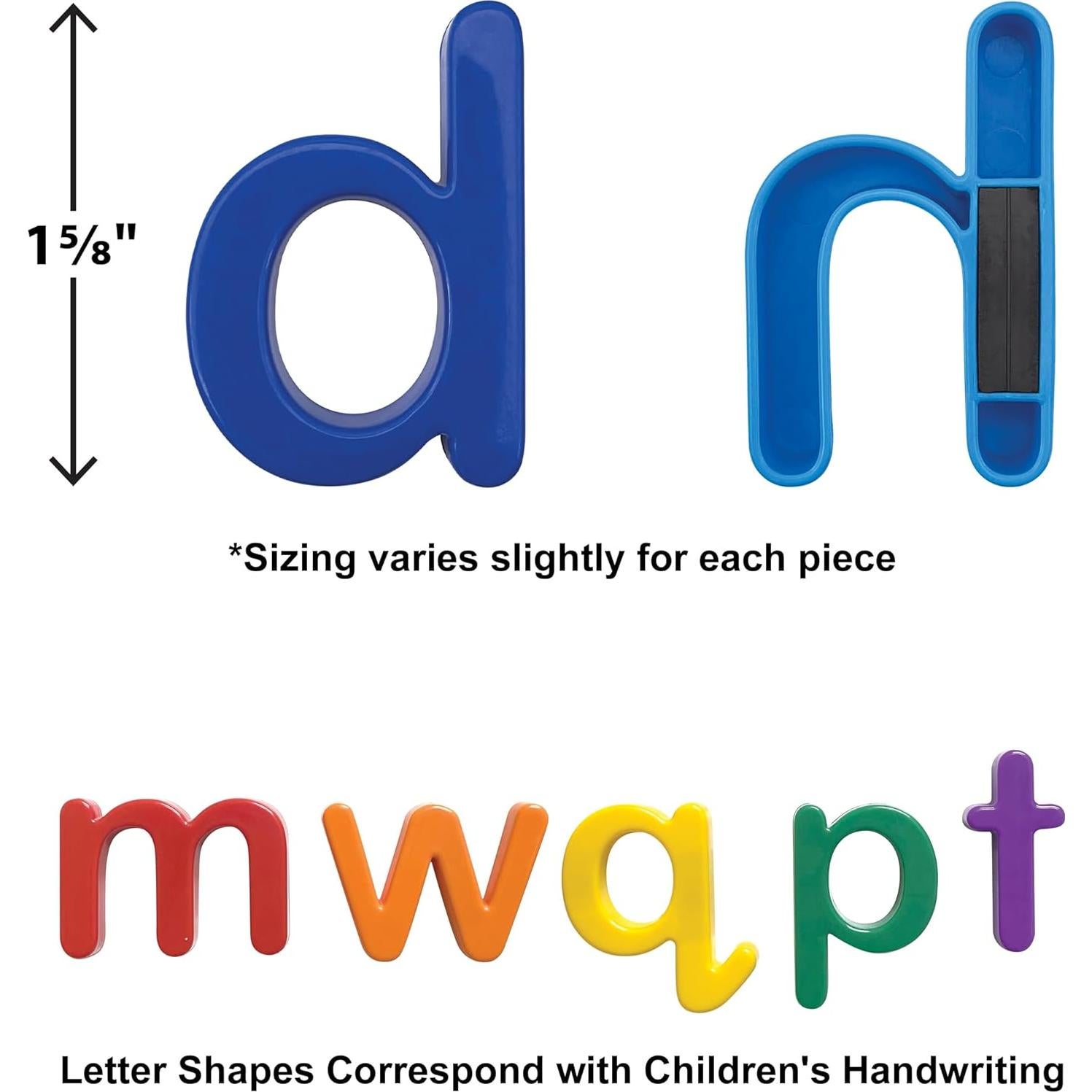 Letras Magnéticas Minúsculas Recursos Creados por el Maestro - 48 Piezas