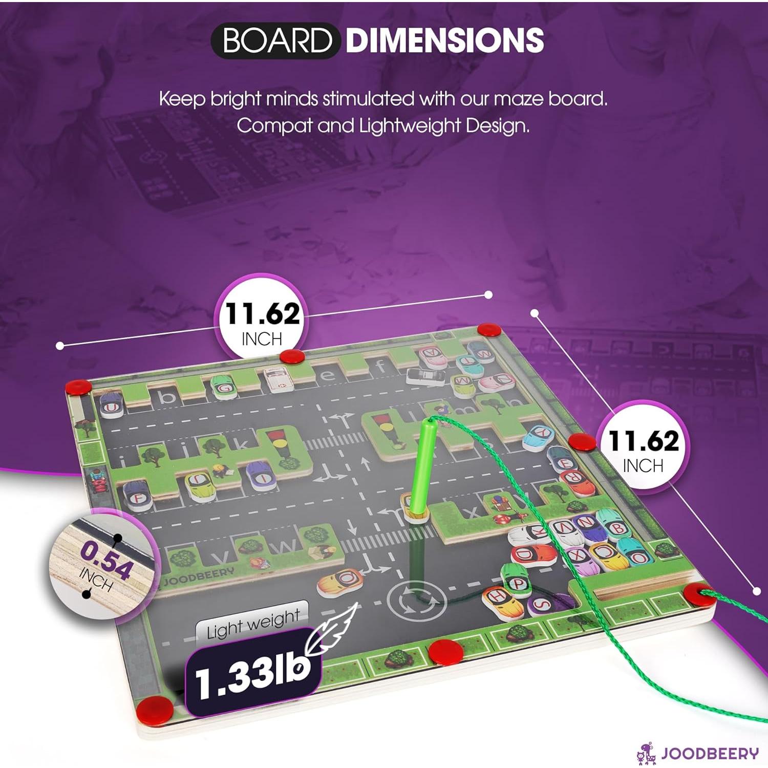 Rompecabezas Magnético del Alfabeto JOODBEERY 29.5 cm