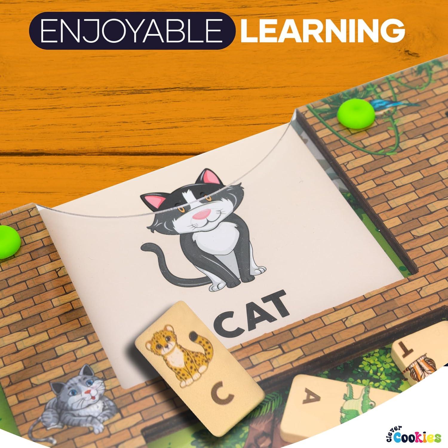 Tablero Magnético de Ortografía Jungle - Madera 29.2 cm