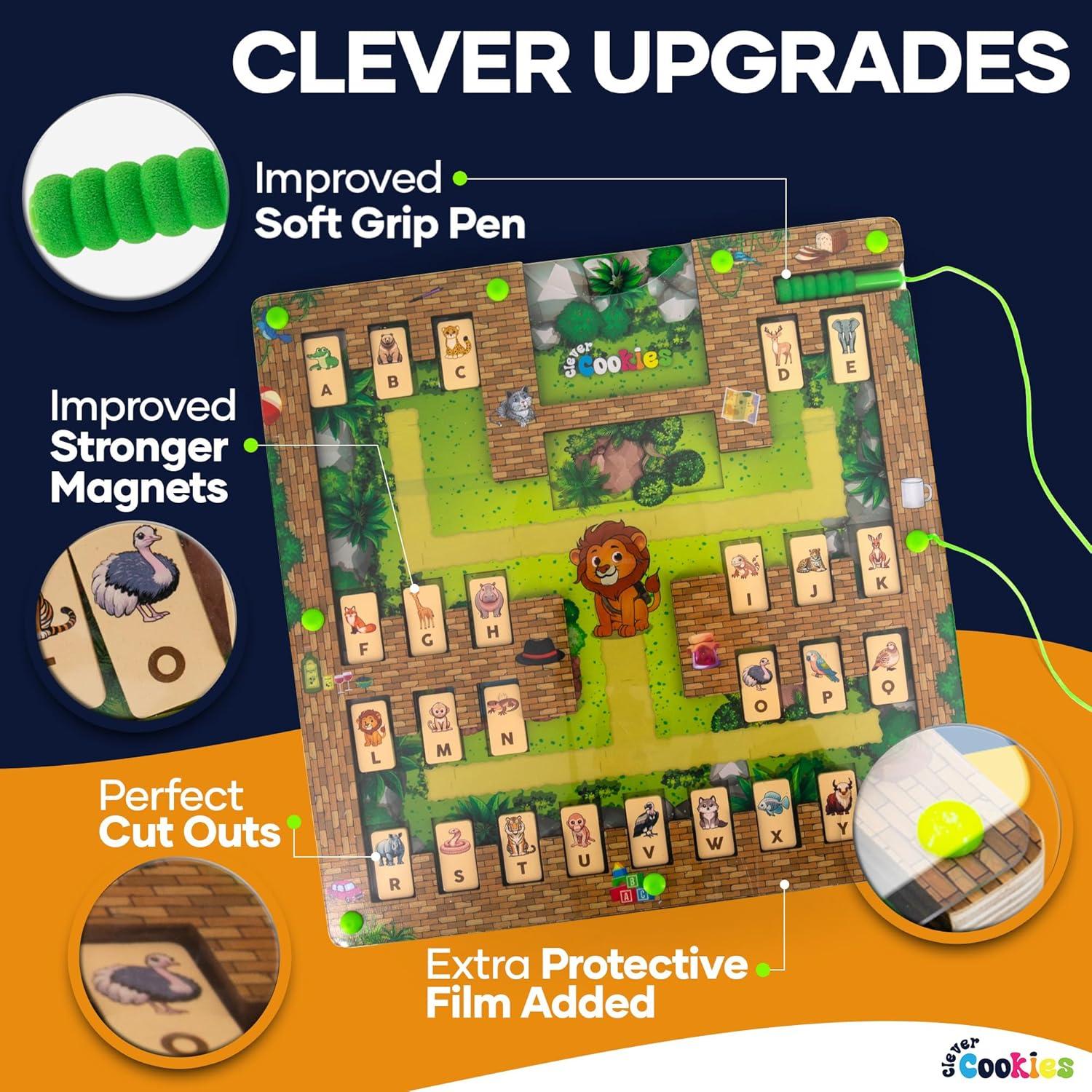 Tablero Magnético de Ortografía Jungle - Madera 29.2 cm