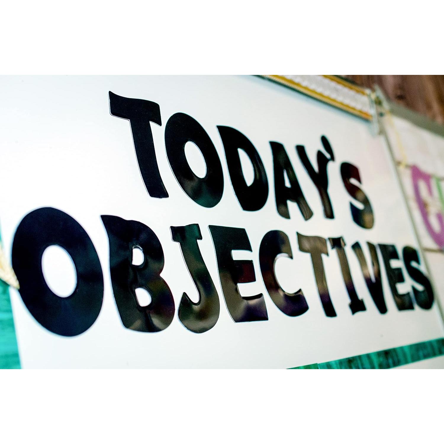 Letras Magnéticas Negras 7.62 cm Recursos Creados por el Profesor