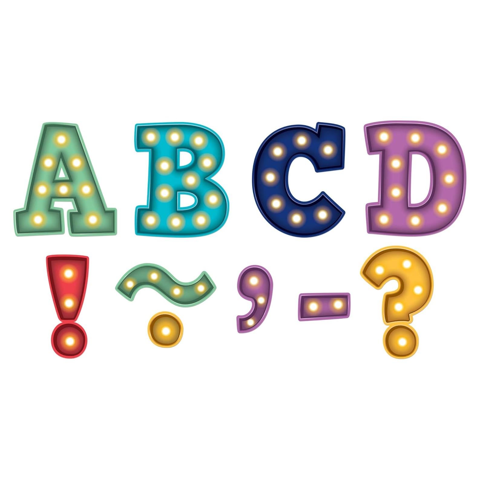 Imanes Decorativos Multicolor Recursos Creados por el Profesor - 55 Piezas