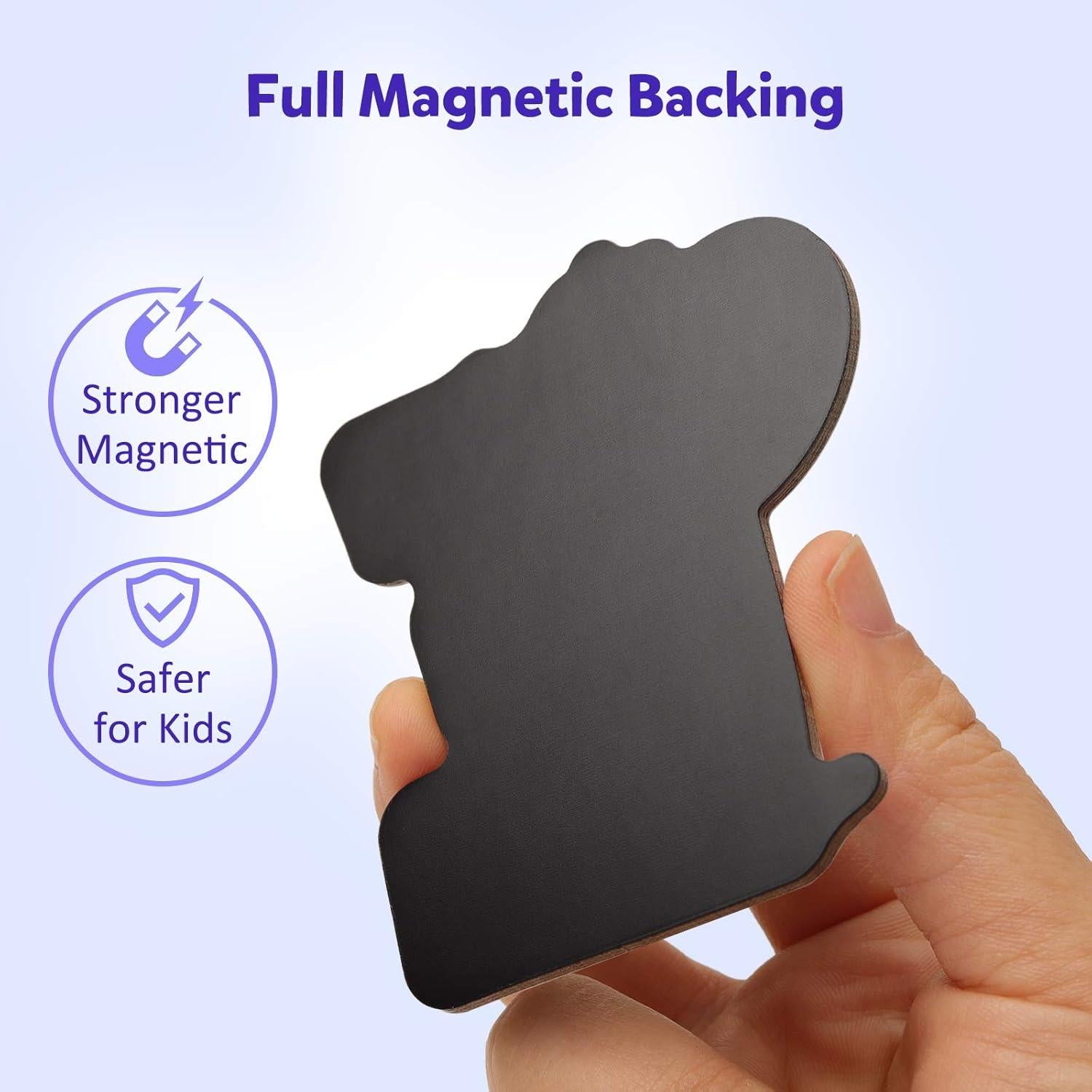 Letras Magnéticas Jumbo Coogam 26Pcs Alfabeto Colorido Animales