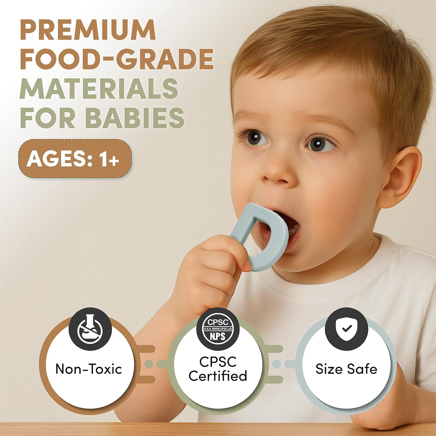 Letras Magnéticas de Silicona JoyCat 26 Piezas para Niños