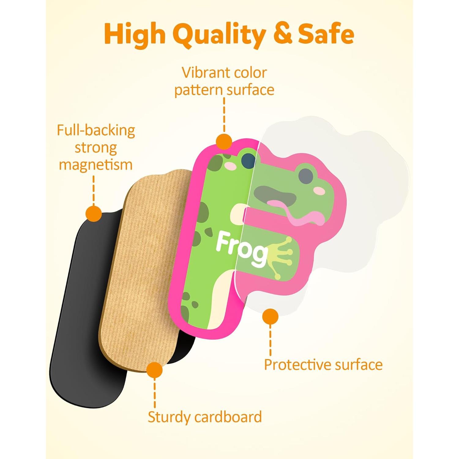 Juego de Letras y Números Magnéticos Coogam - 36 Piezas Educativas
