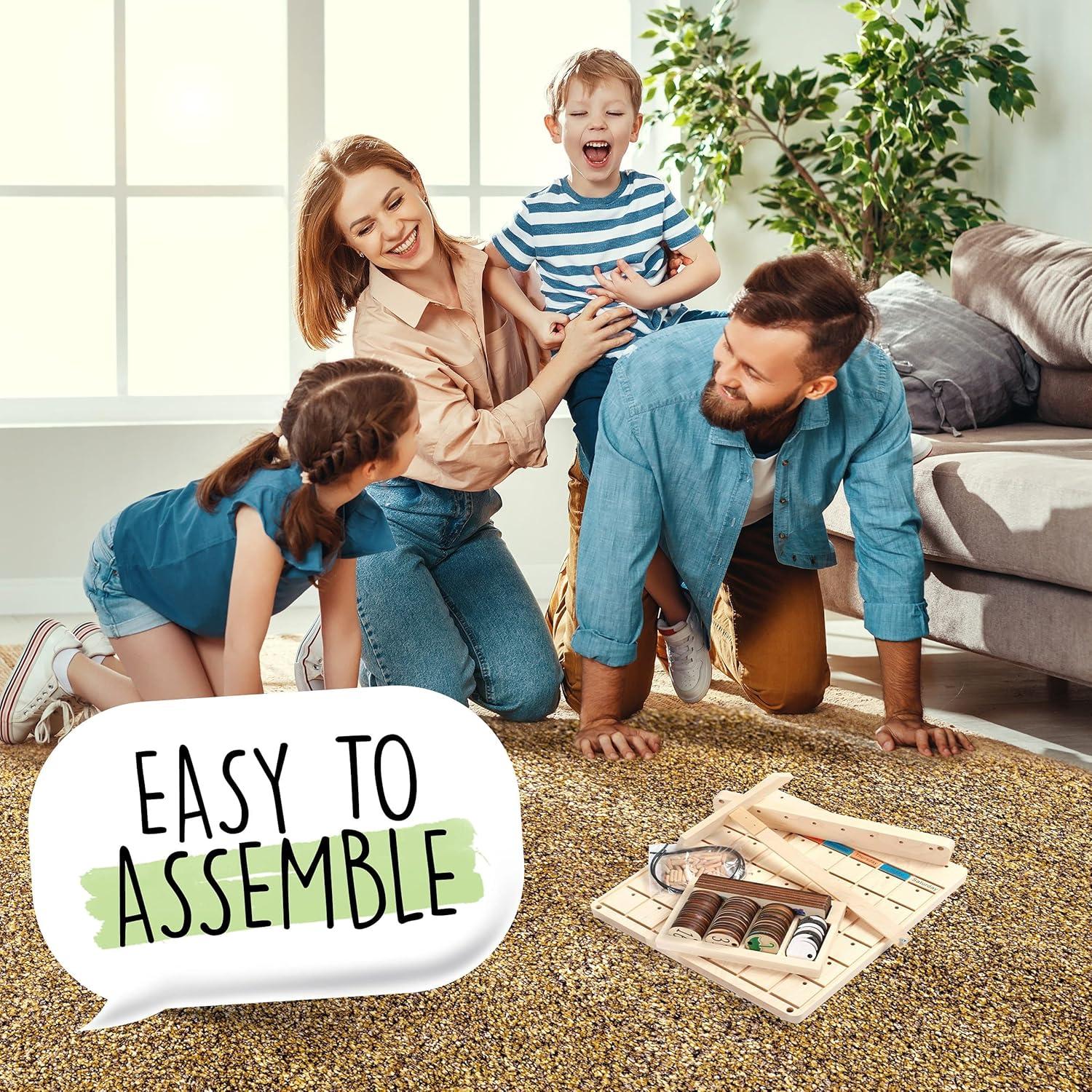 Calendario de Madera SkoolHQ para Niños - Aprendizaje de Días y Meses