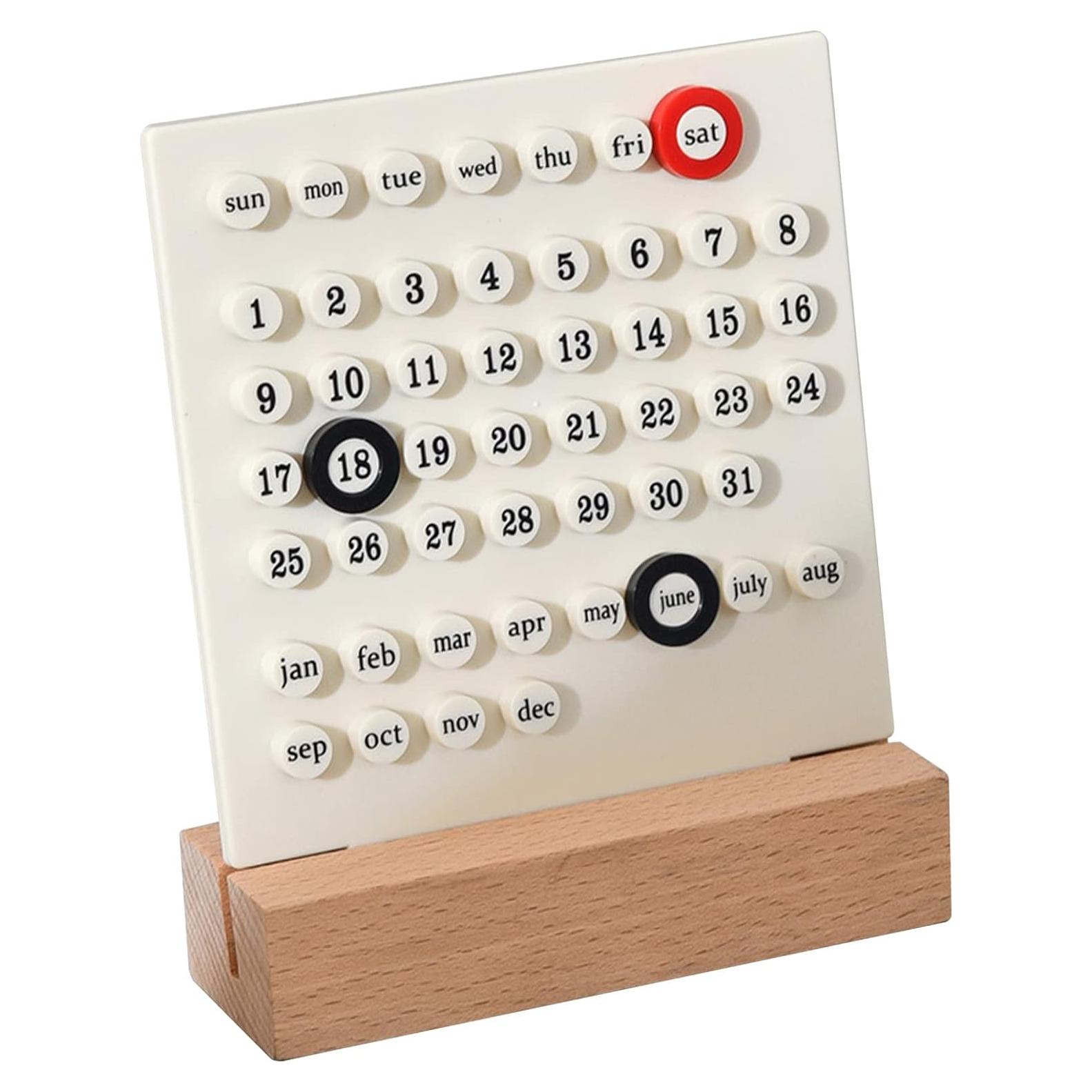 Calendario de Madera para Niños Naroote - Educativo y Manual