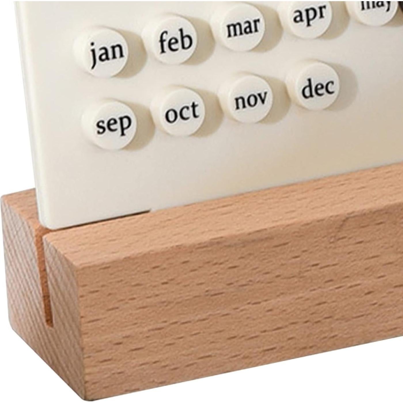 Calendario de Madera para Niños Naroote - Educativo y Manual