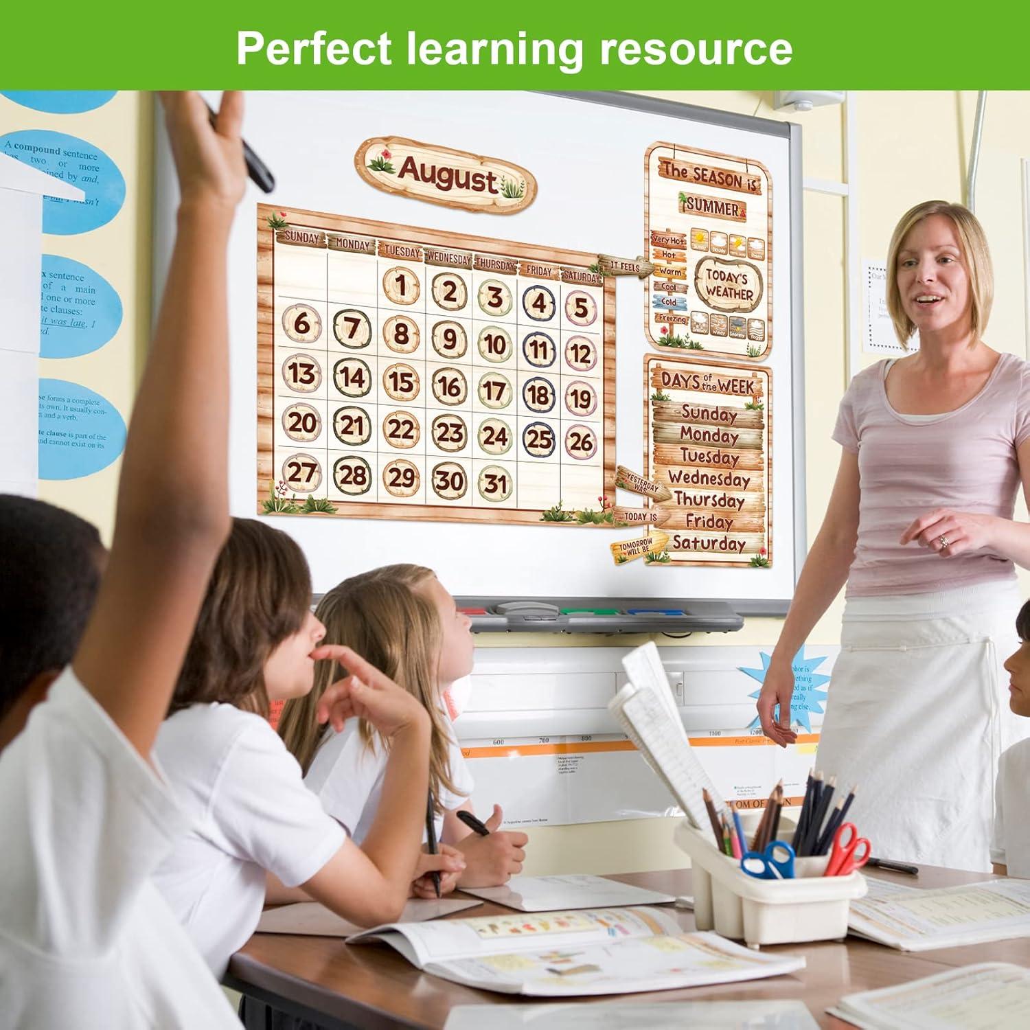 Conjunto de Tablero de Anuncios de Calendario Fancy Land 97 Pzs