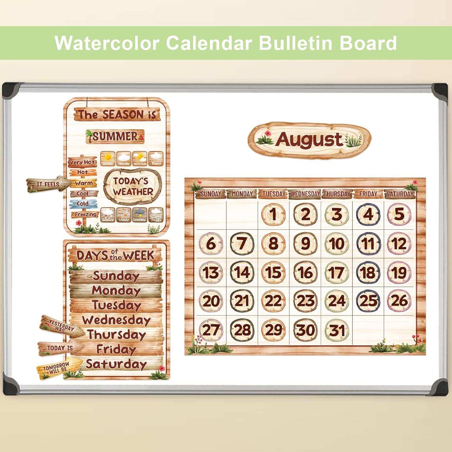 Conjunto de Tablero de Anuncios de Calendario Fancy Land 97 Pzs