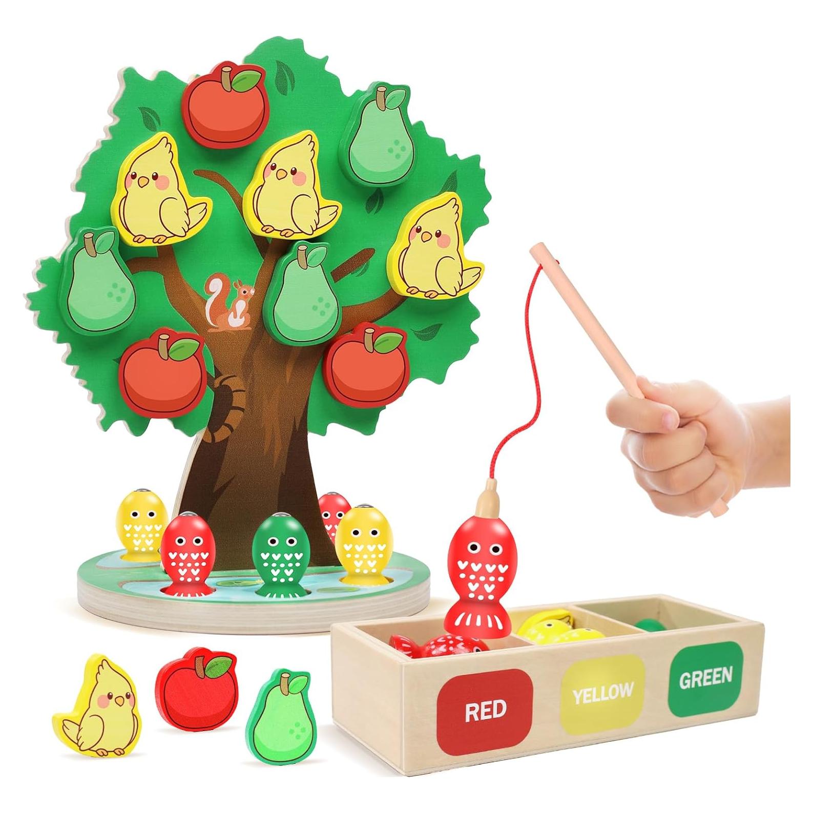 Juguetes Montessori MTTIERY de Madera para Niños 3-5 Años