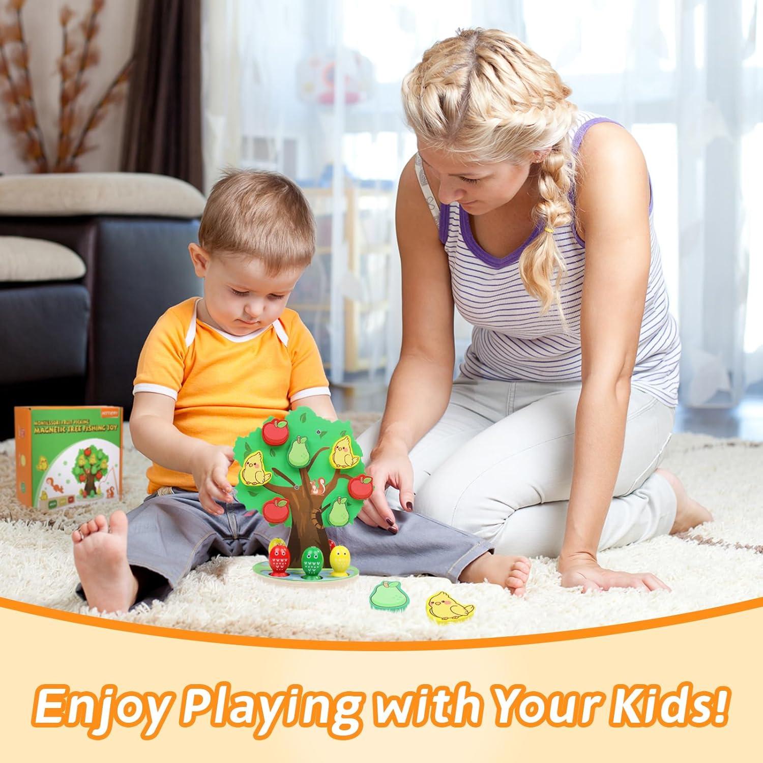 Juguetes Montessori MTTIERY de Madera para Niños 3-5 Años