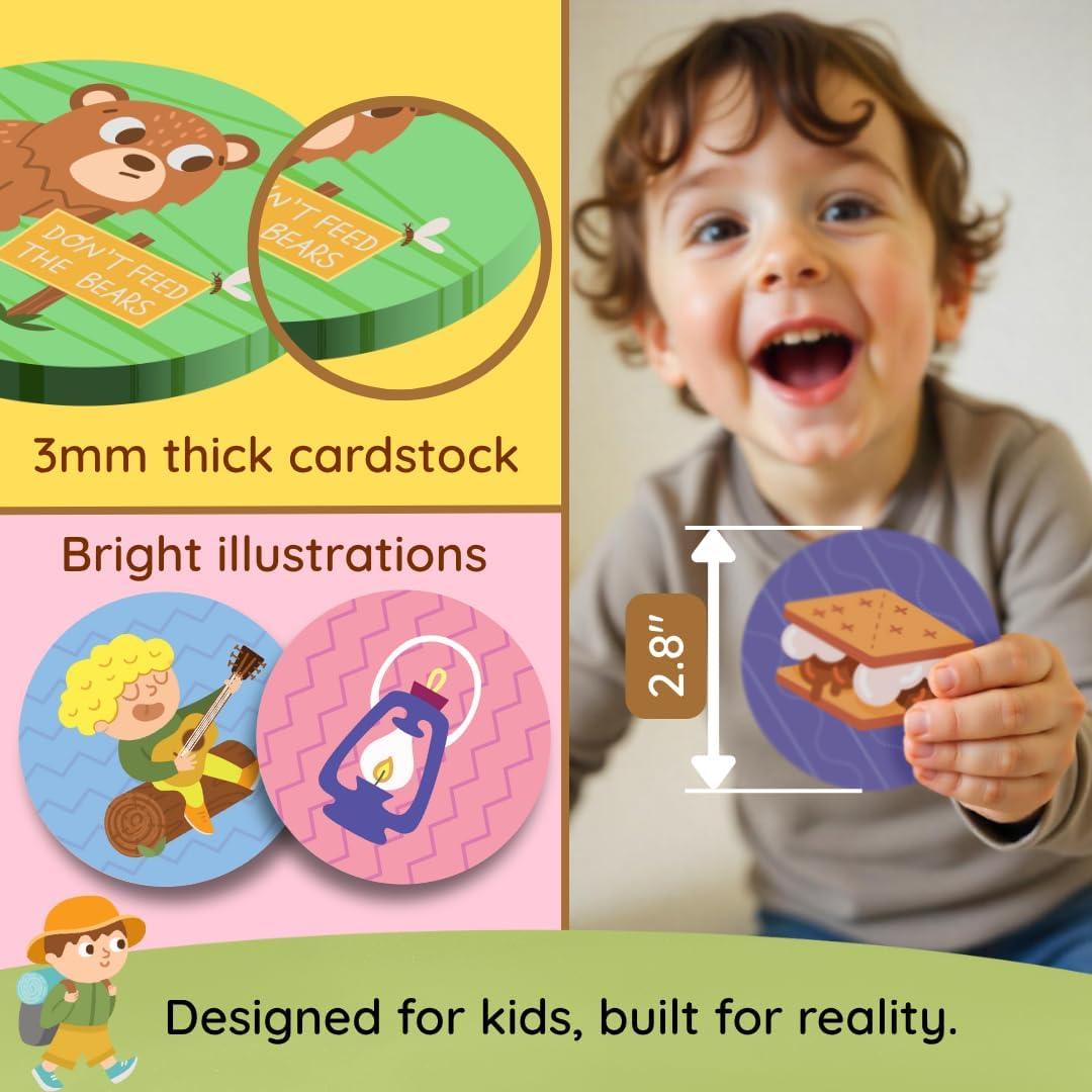 Juego de Memoria Zicster para Niños 3-10 Años - Actividades Educativas