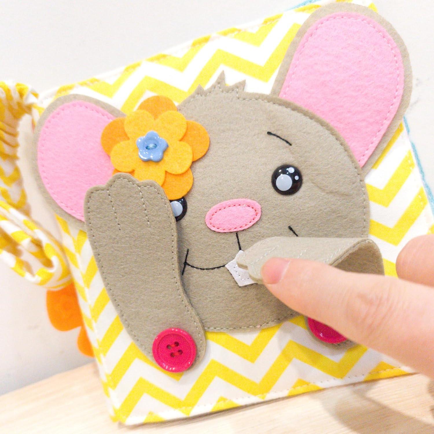 Libro de Tela Silencioso Montessori ZHIZHI para Niños 3-6 Años