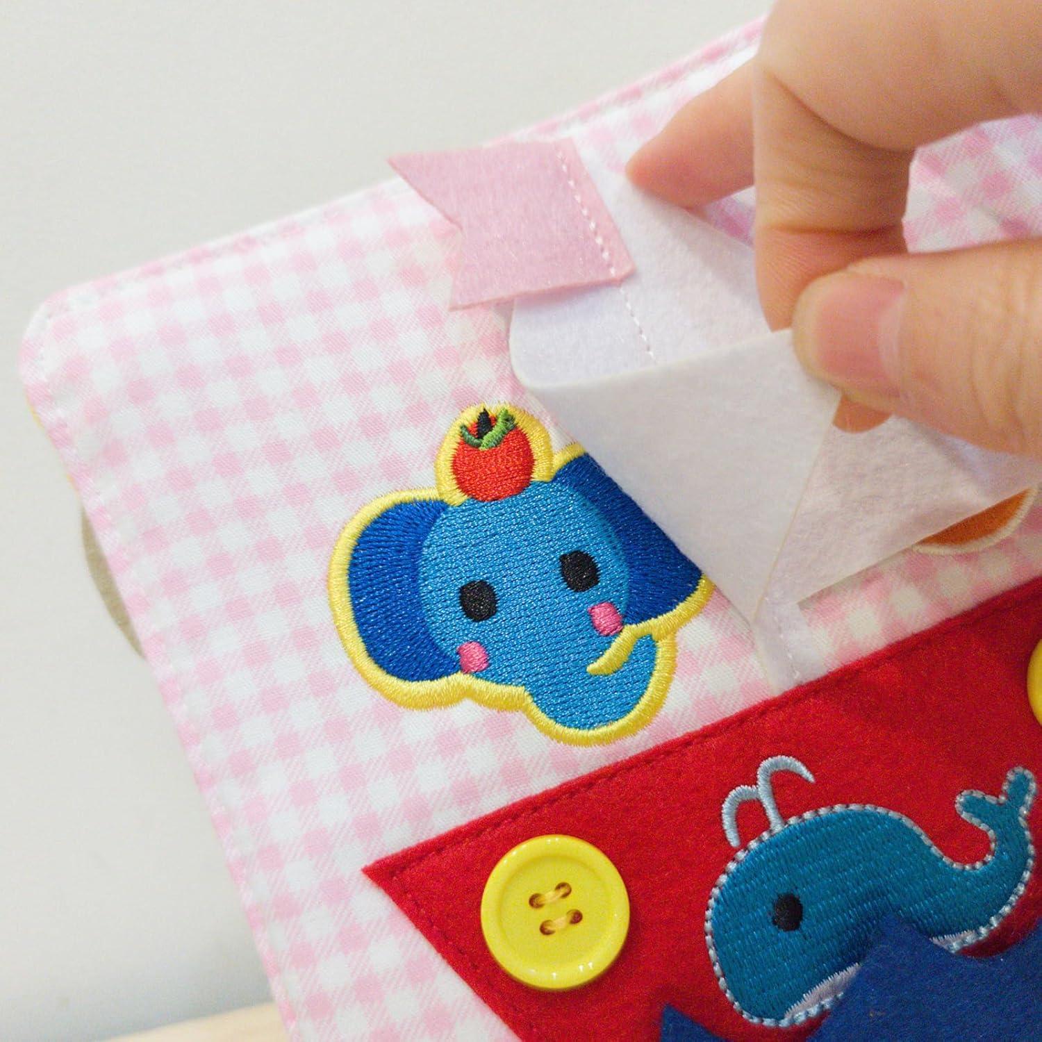 Libro de Tela Silencioso Montessori ZHIZHI para Niños 3-6 Años