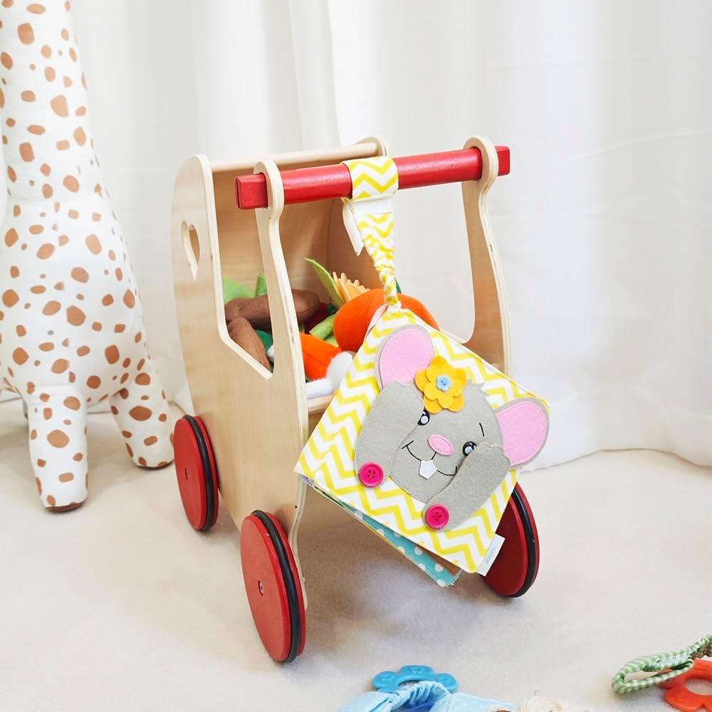 Libro de Tela Silencioso Montessori ZHIZHI para Niños 3-6 Años