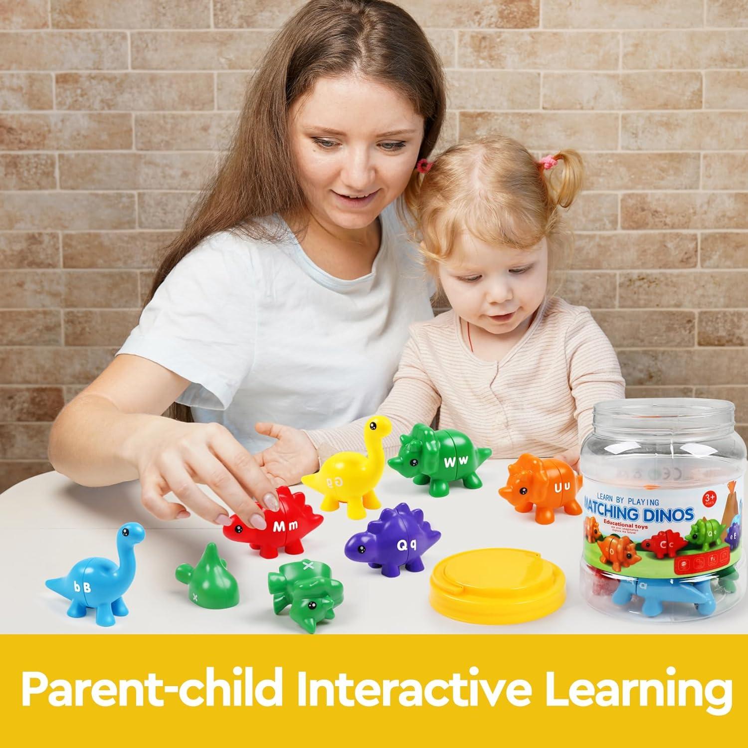 Juguete de Aprendizaje Dinosaurios GKD ABC 13 Piezas 18+ Meses