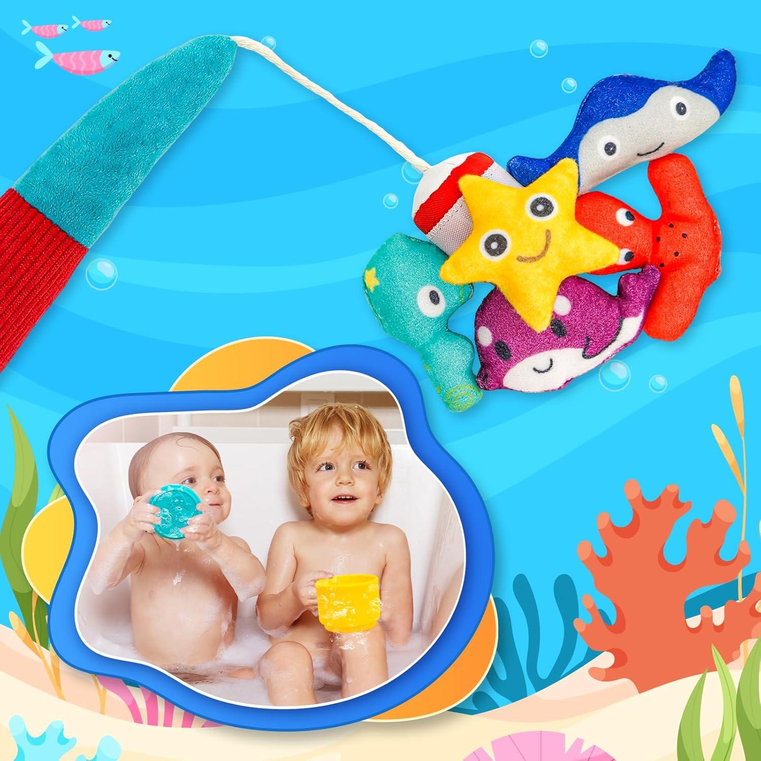Juego de Pesca Montessori iKrto 23 Piezas para Niños 1-3 Años