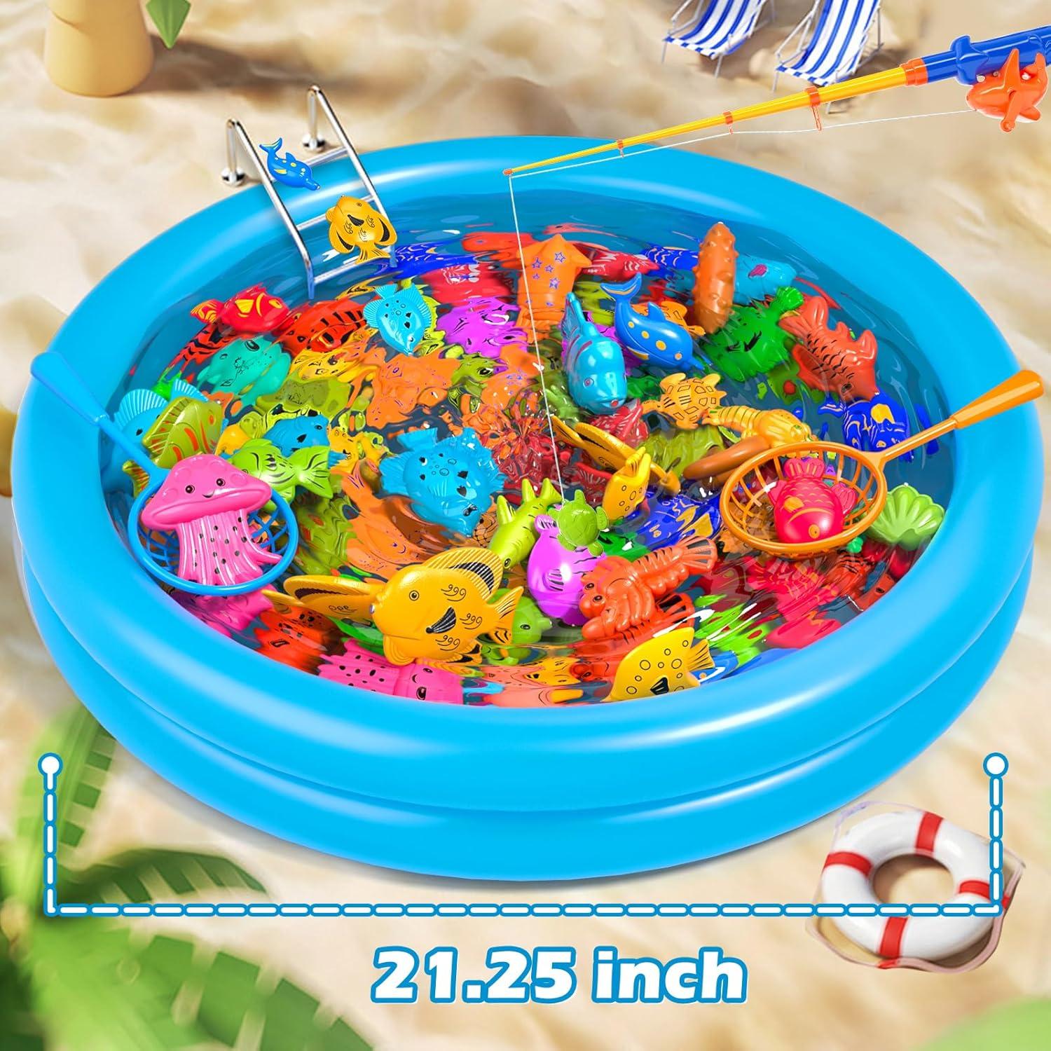 Juego de Pesca Magnético Doloowee para Niños 3-6 Años