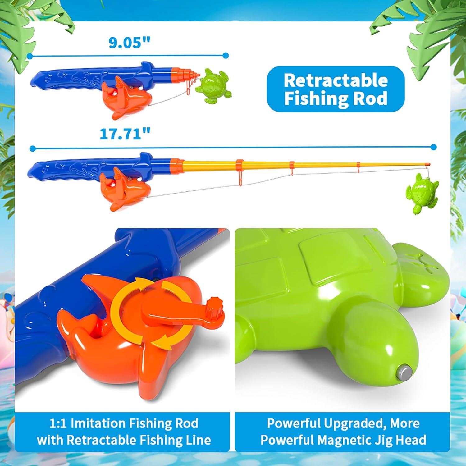 Juego de Pesca Magnético Doloowee para Niños 3-6 Años