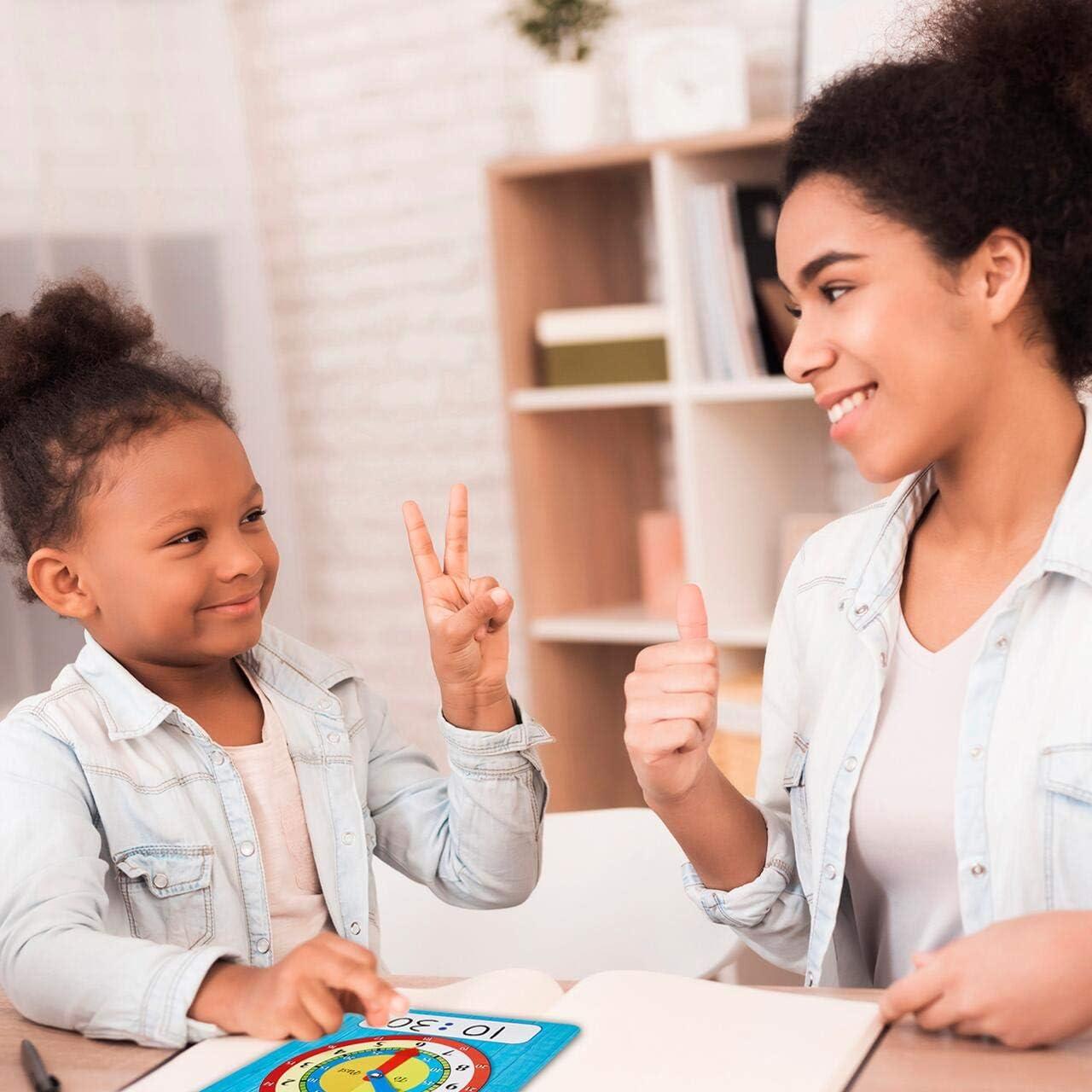 Reloj Analógico de Aprendizaje ZazzyKid - 5 Unidades para Niños