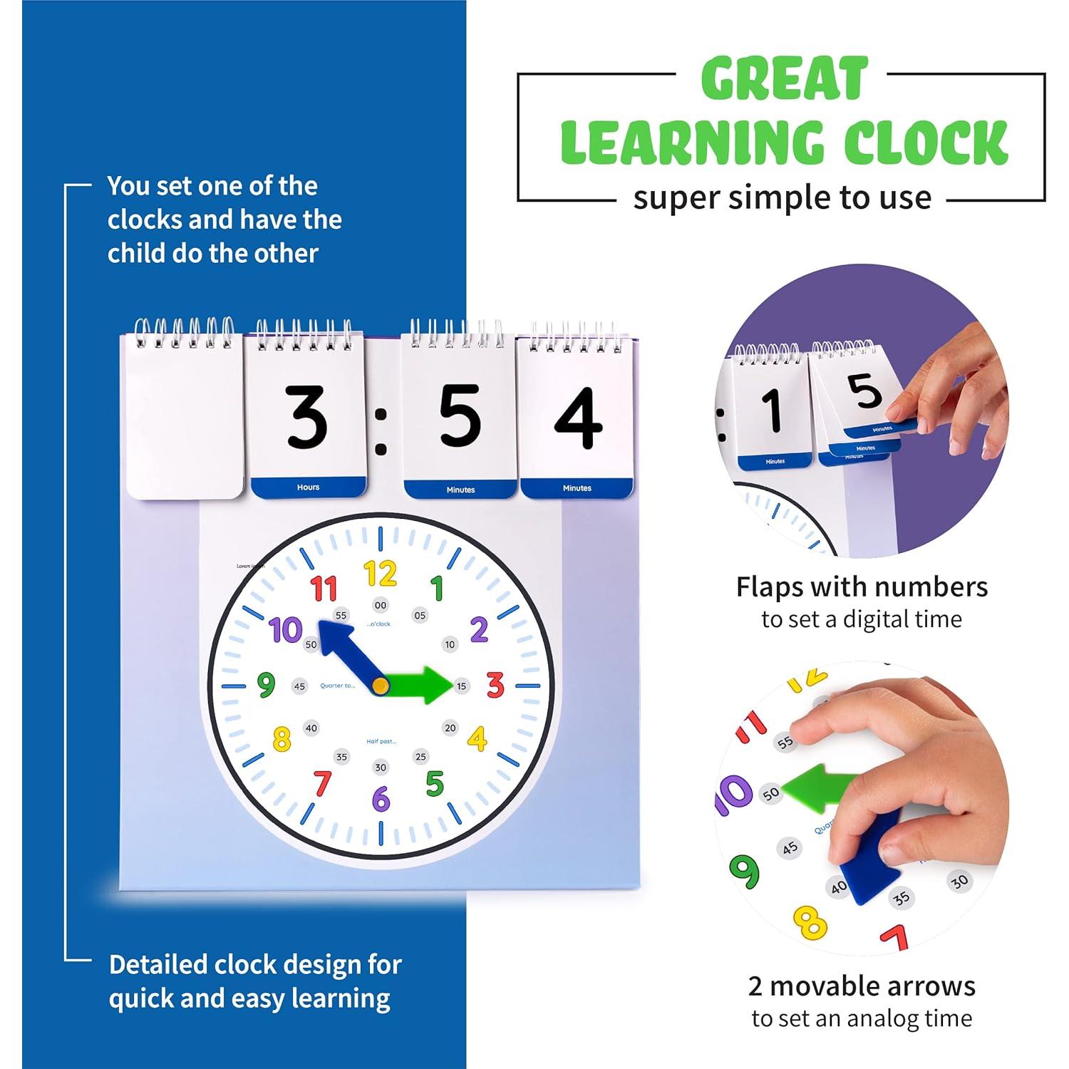 Reloj de Aprendizaje Spark Innovations Digital y Analógico