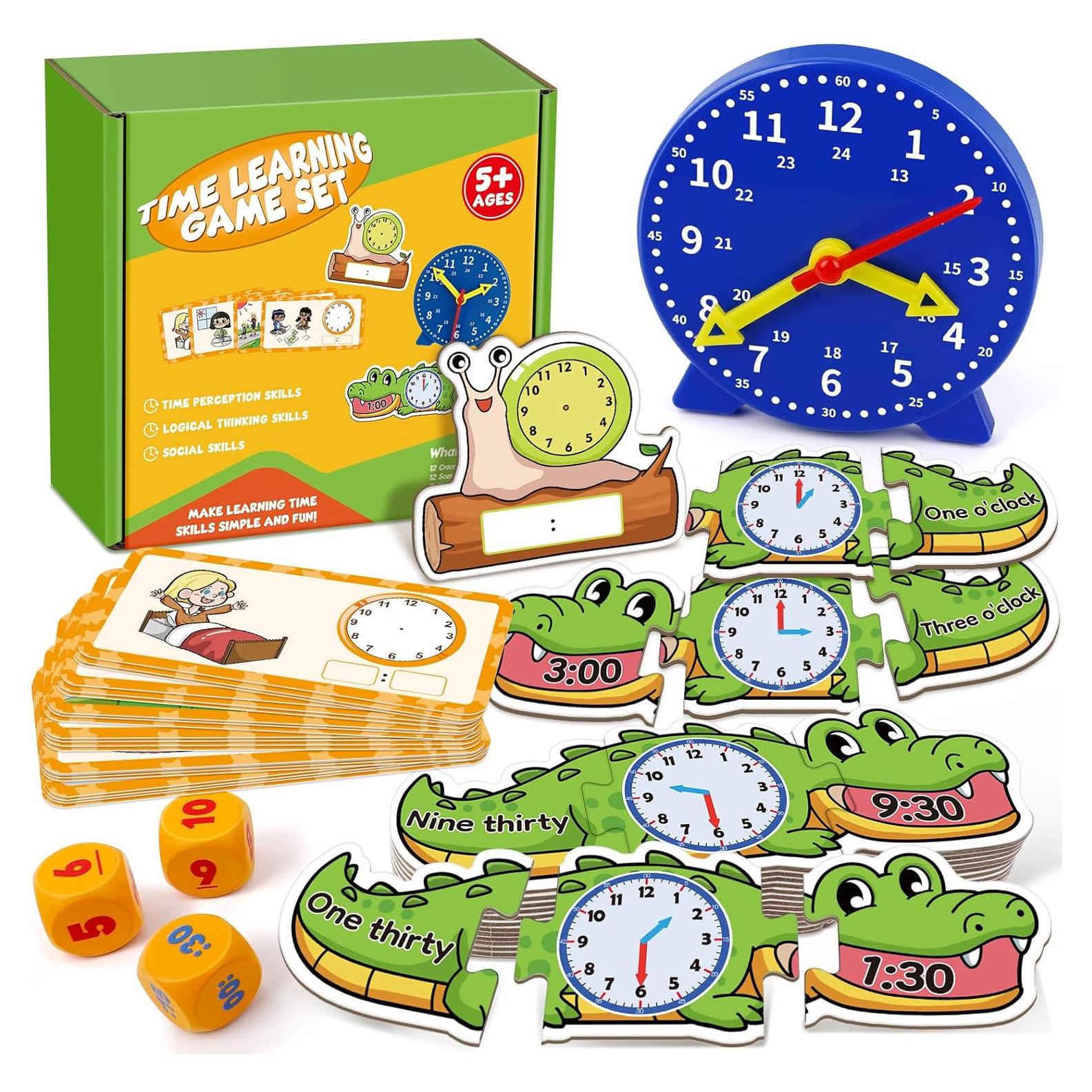 Reloj de Aprendizaje Edulok para Niños - Enseña a Decir la Hora