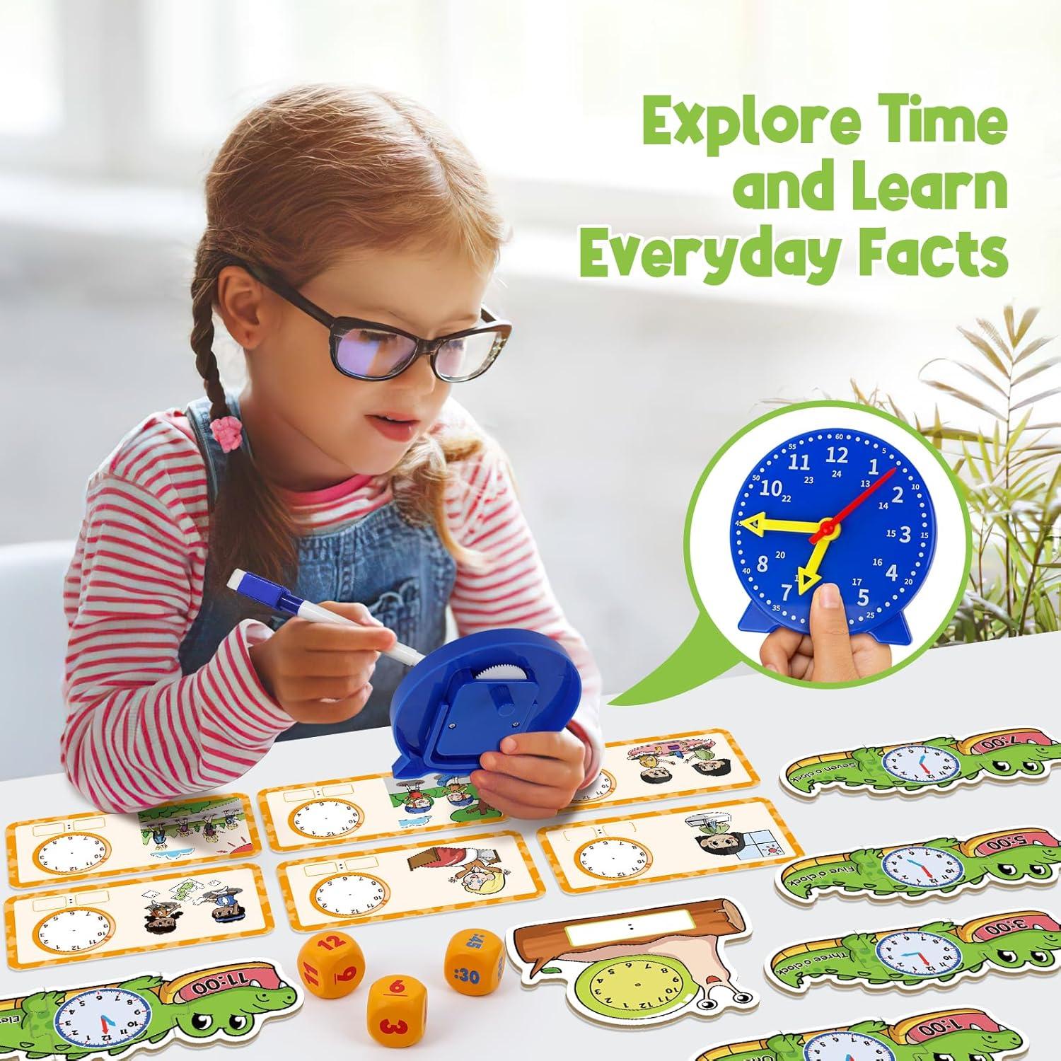 Reloj de Aprendizaje Edulok para Niños - Enseña a Decir la Hora