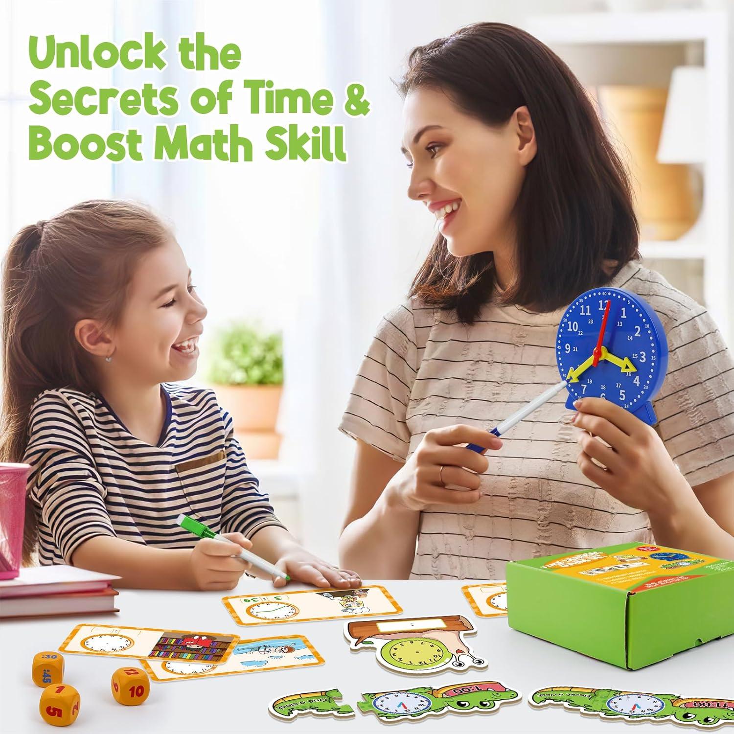 Reloj de Aprendizaje Edulok para Niños - Enseña a Decir la Hora