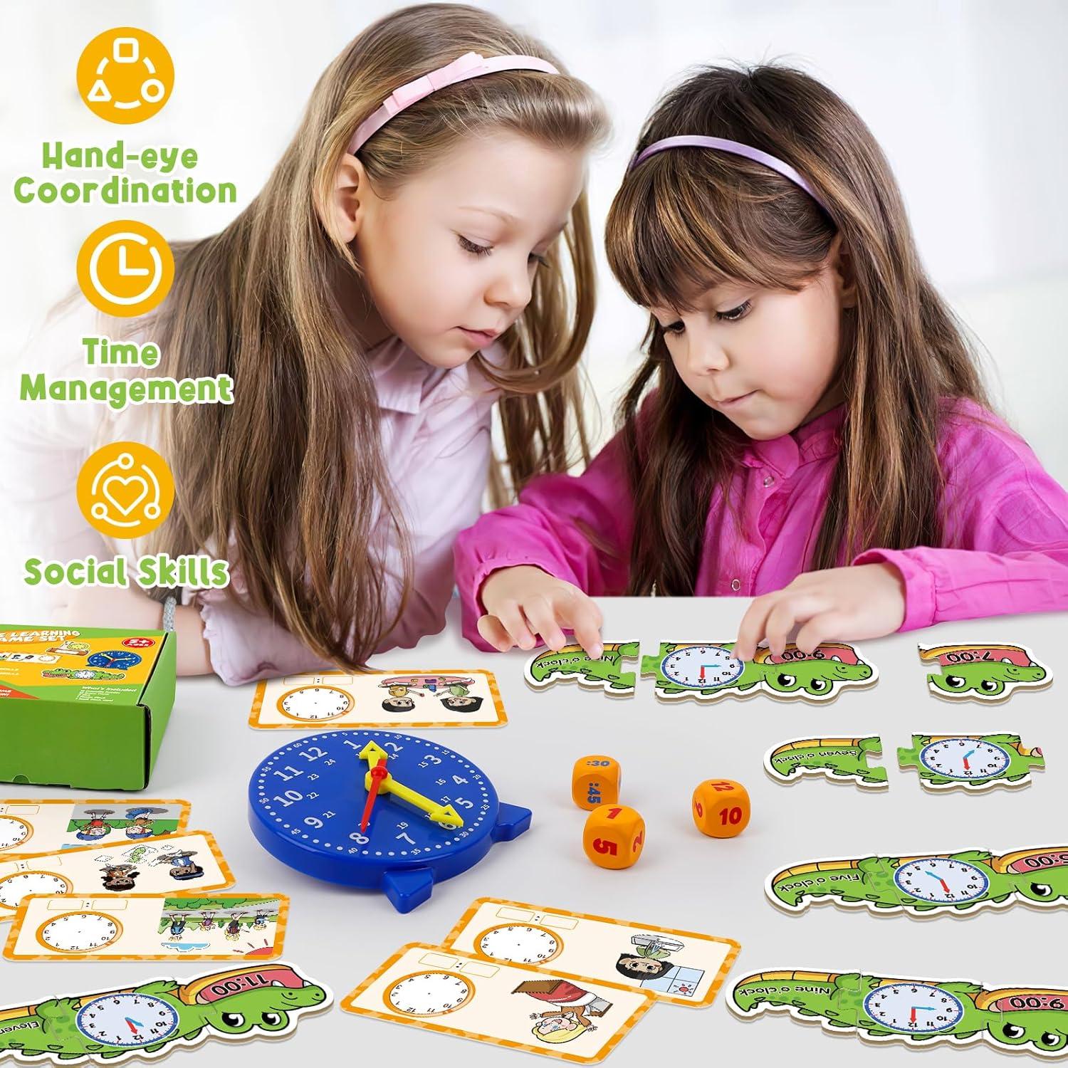 Reloj de Aprendizaje Edulok para Niños - Enseña a Decir la Hora