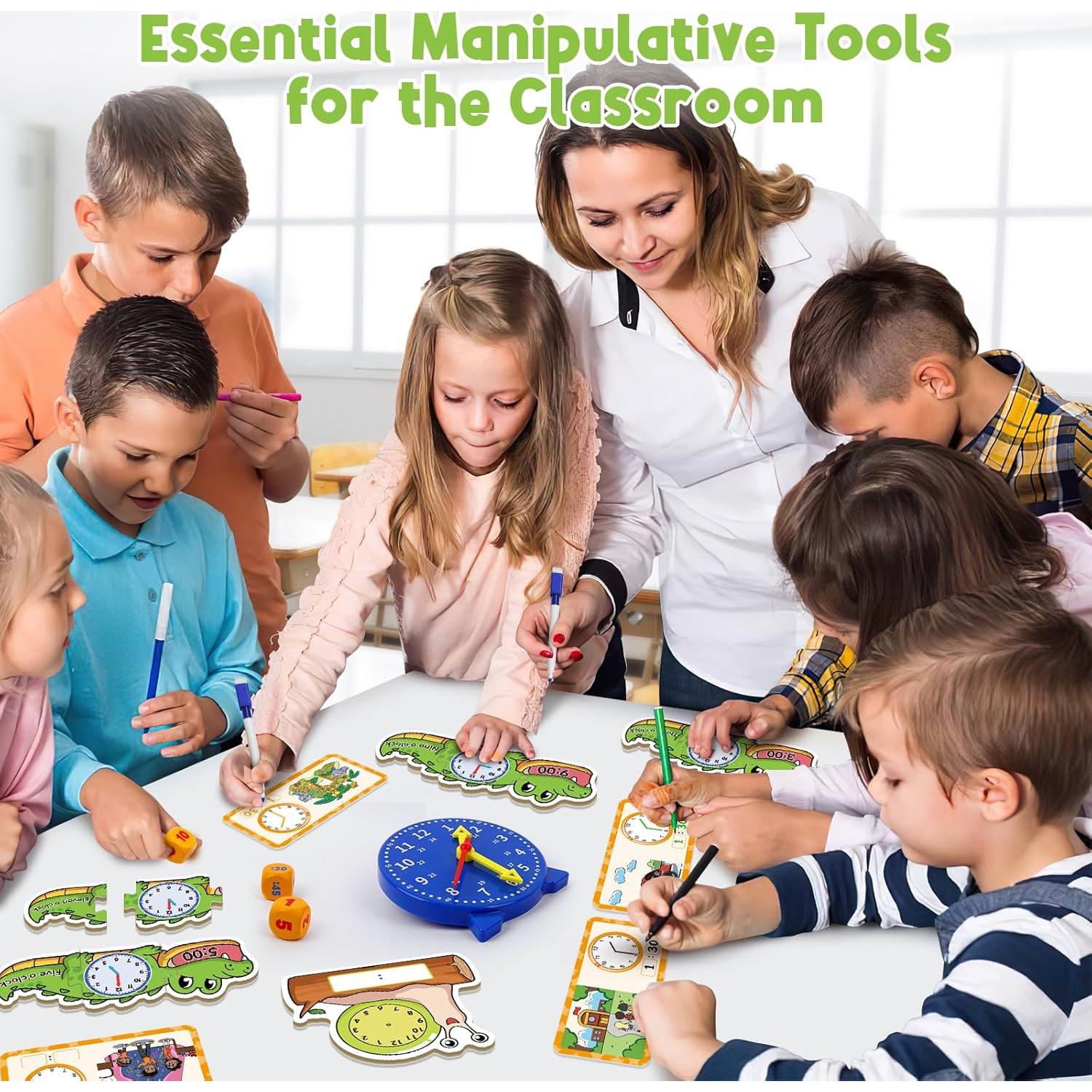 Reloj de Aprendizaje Edulok para Niños - Enseña a Decir la Hora