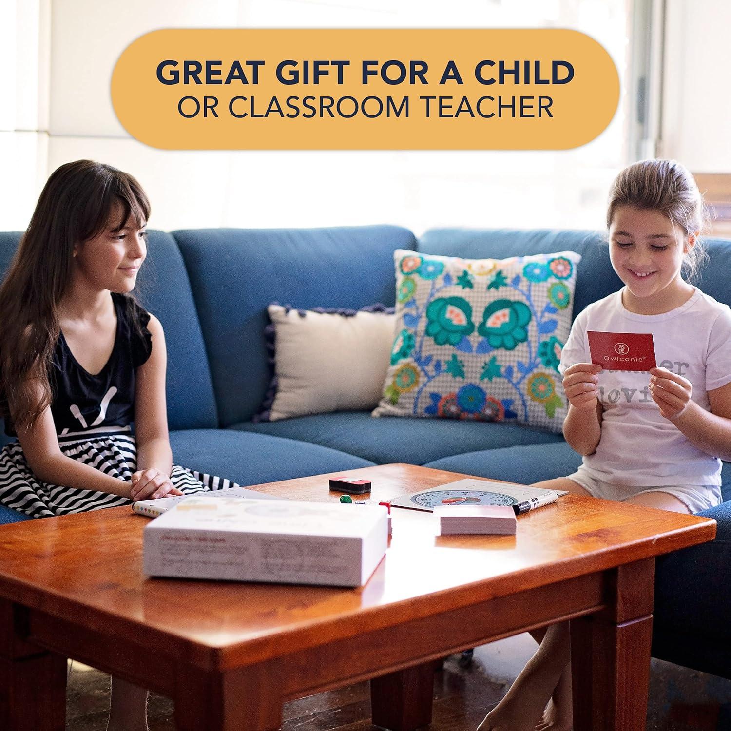 Juego Didáctico de Tiempo OWLCONIC - 128 Piezas para Niños