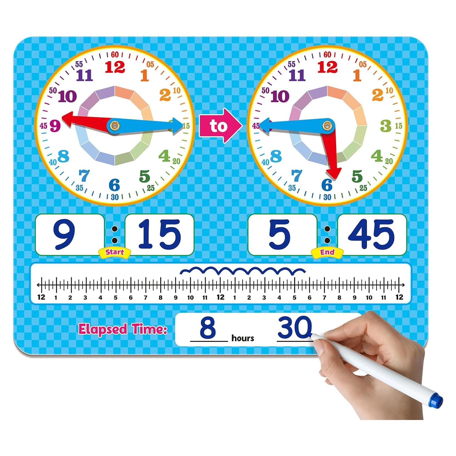 Reloj de Aprendizaje Aizweb para Niños - Tablero Interactivo