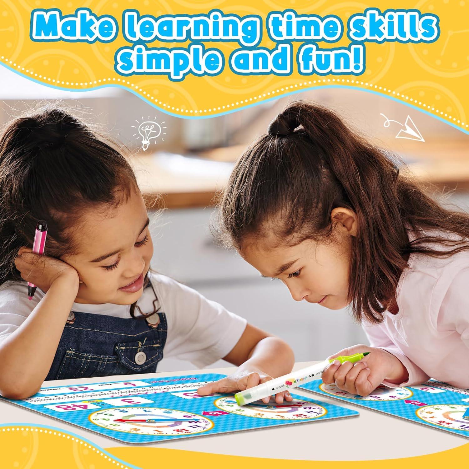 Reloj de Aprendizaje Aizweb para Niños - Tablero Interactivo