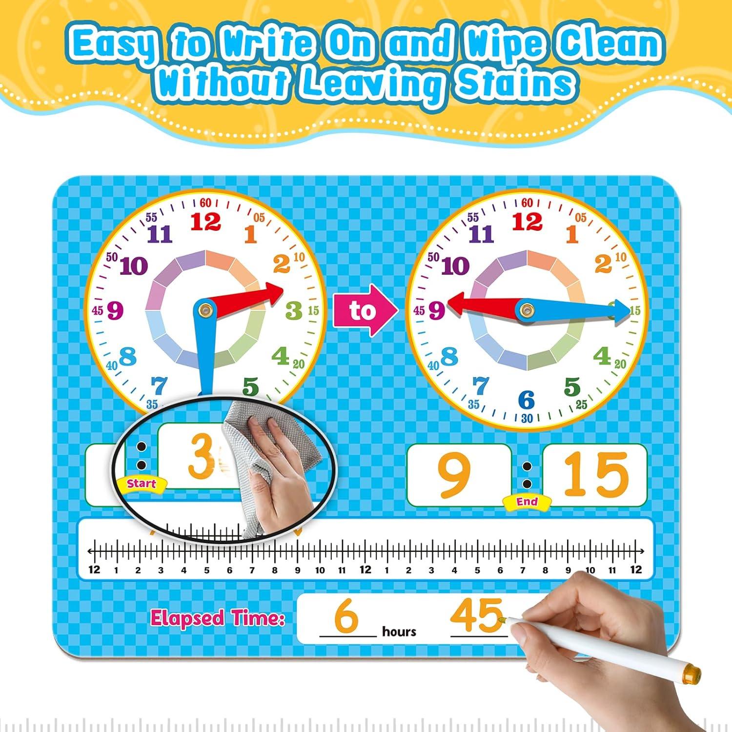 Reloj de Aprendizaje Aizweb para Niños - Tablero Interactivo