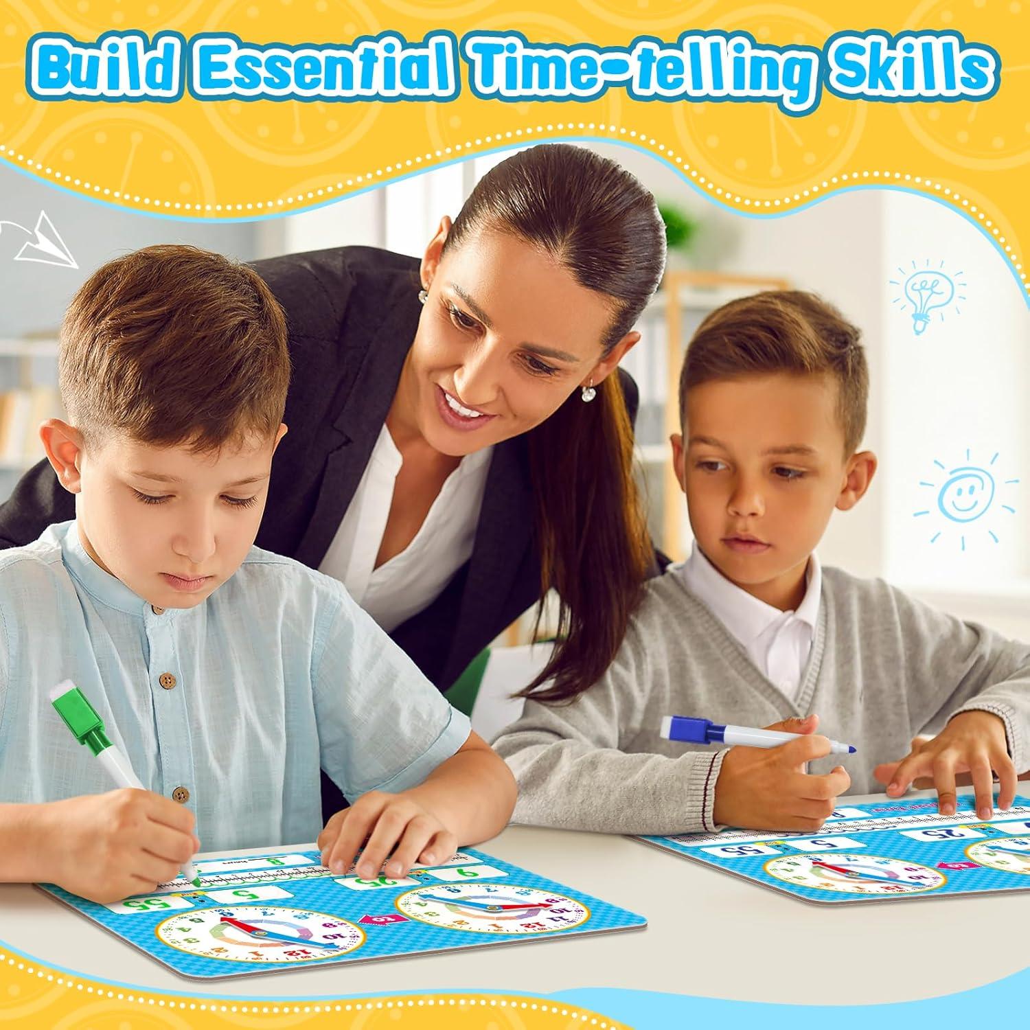 Reloj de Aprendizaje Aizweb para Niños - Tablero Interactivo