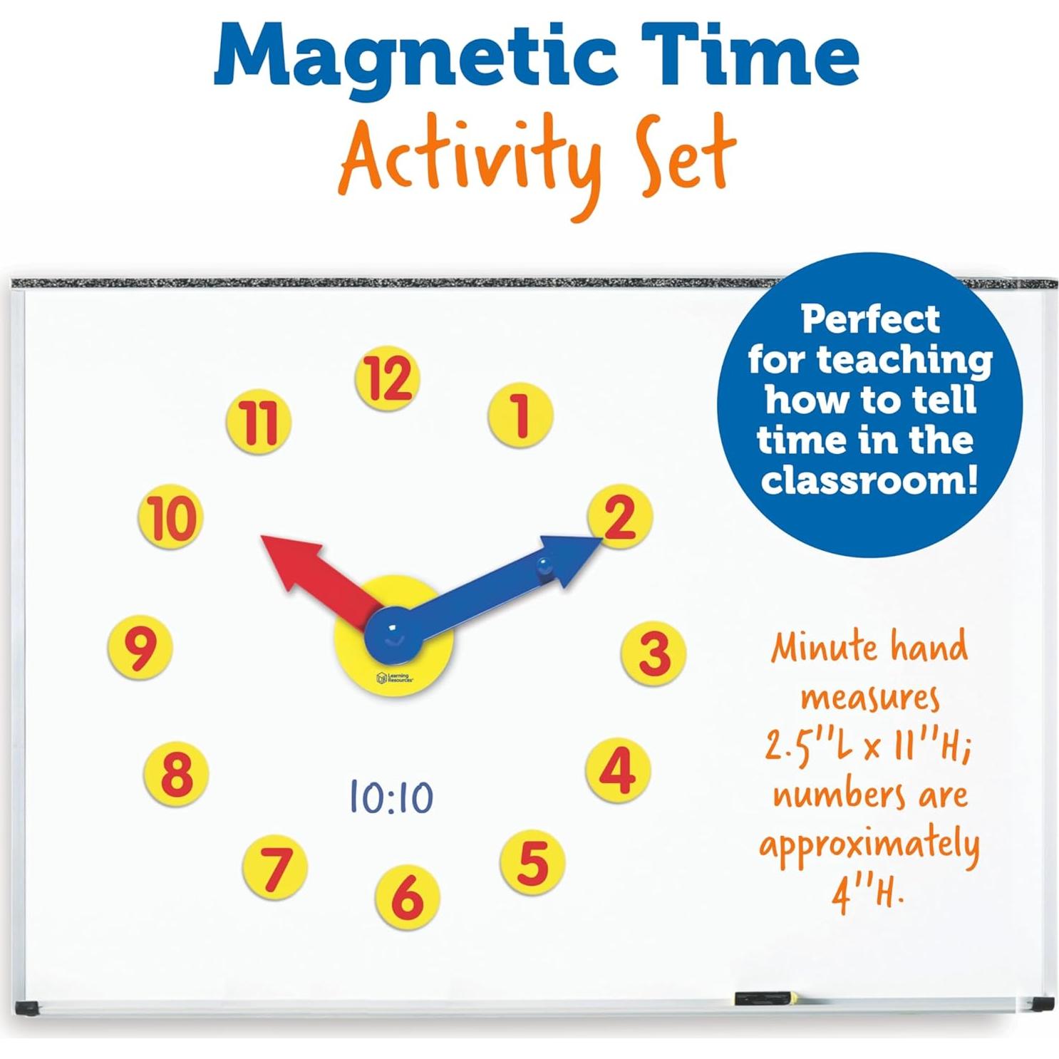 Juego de Actividades Magnéticas Learning Resources Reloj Gigante