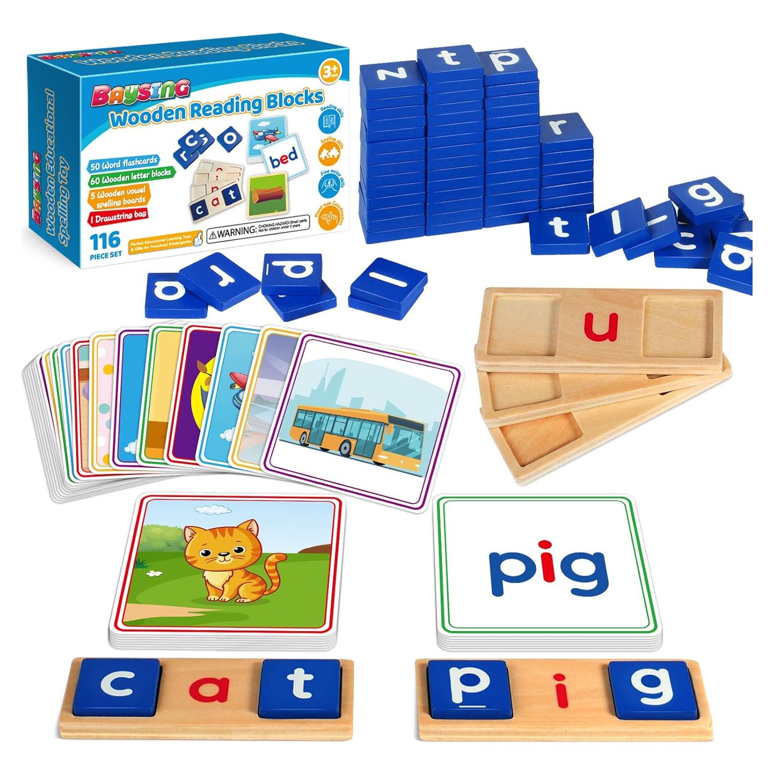 Set de Juguetes de Aprendizaje BAYSING - 116 Piezas para Niños