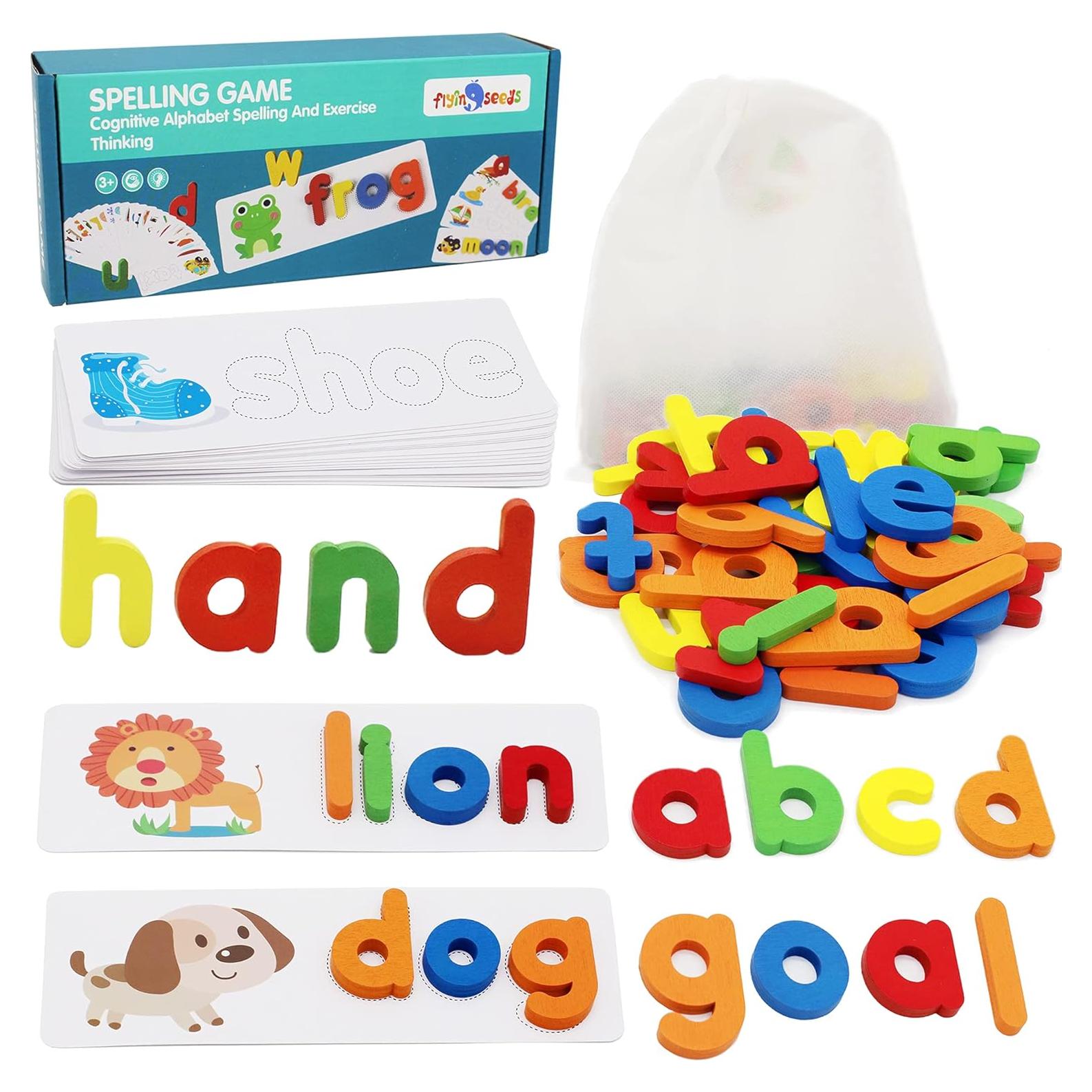 Juguete Educativo FLYINGSEEDS para Niños 2-4 Años - Aprendizaje CVC