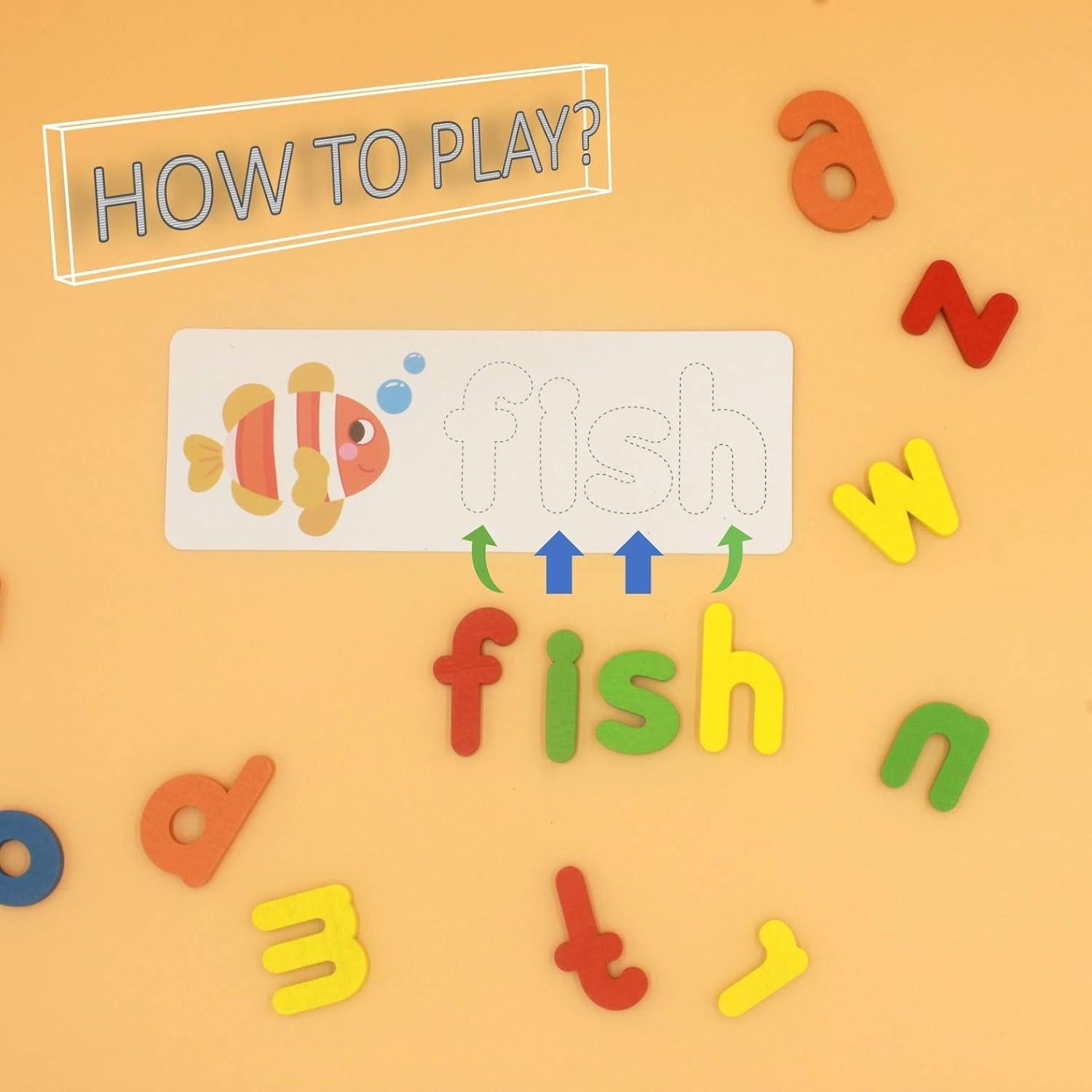 Juguete Educativo FLYINGSEEDS para Niños 2-4 Años - Aprendizaje CVC