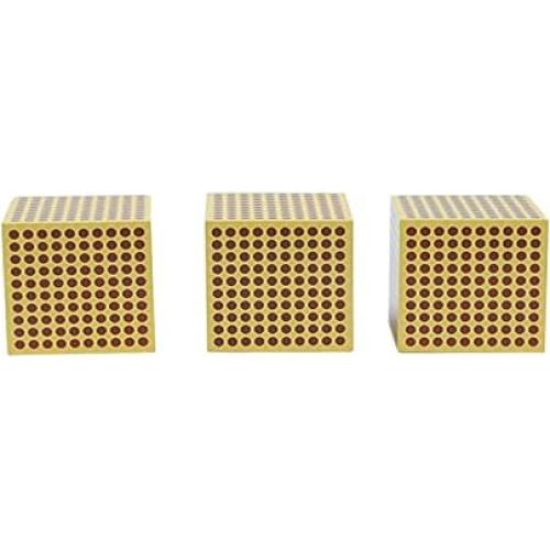 Juguetes Montessori 9 Cubos de Madera para Niños 3-4 Años